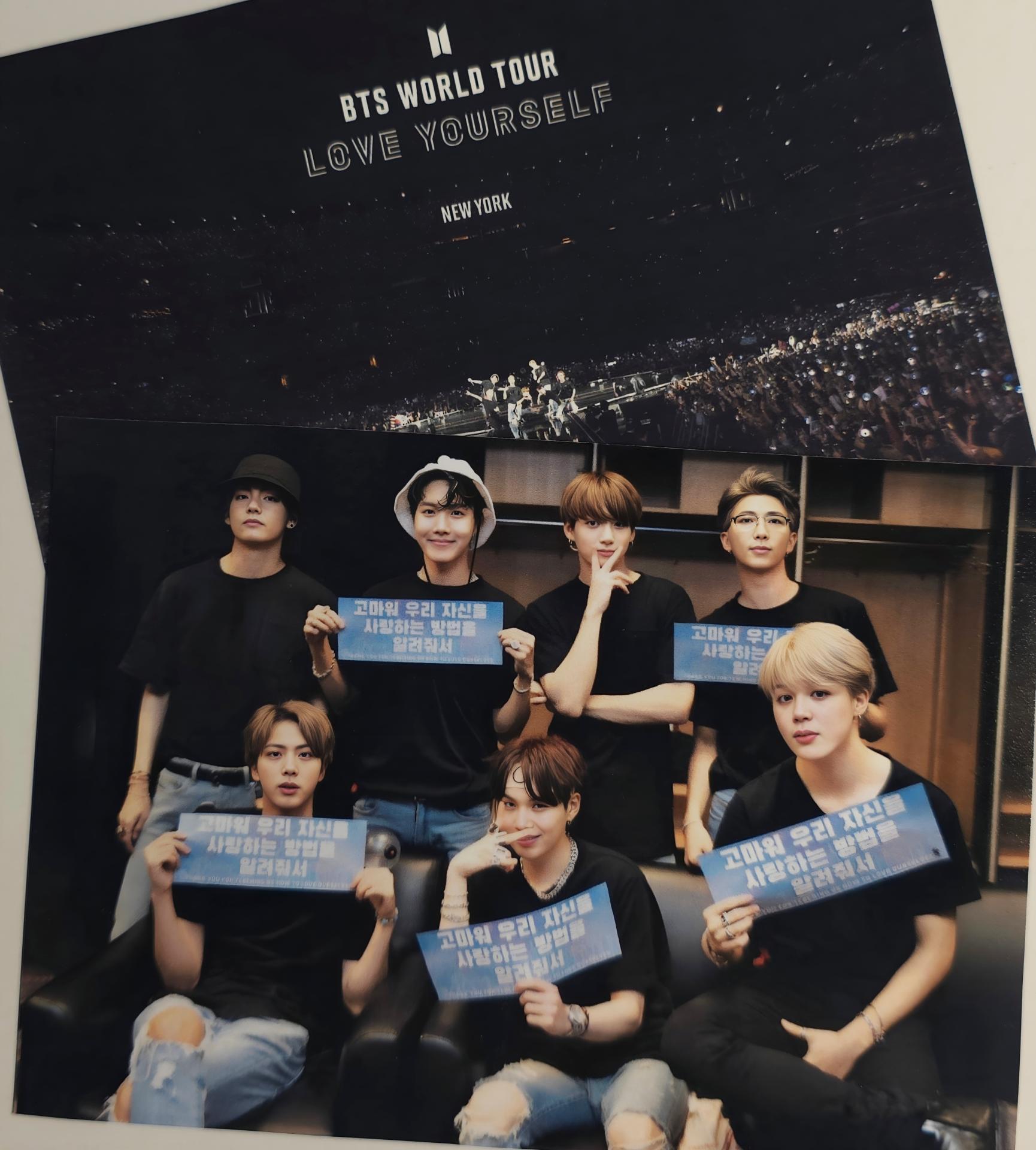 BTS - LY Tour NY DVD Postcard