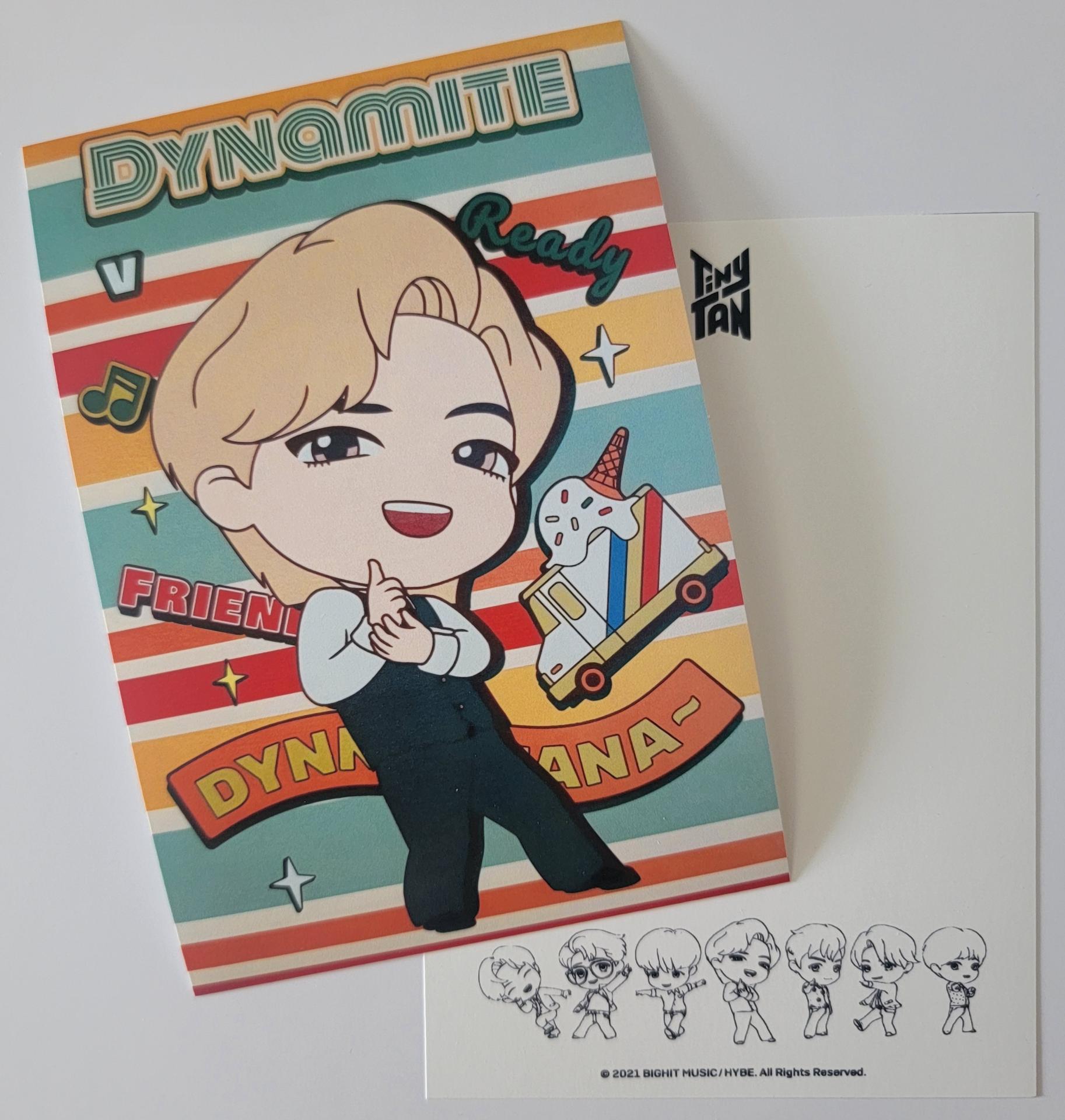 BTS - Tiny Tan Dynamite Postcards