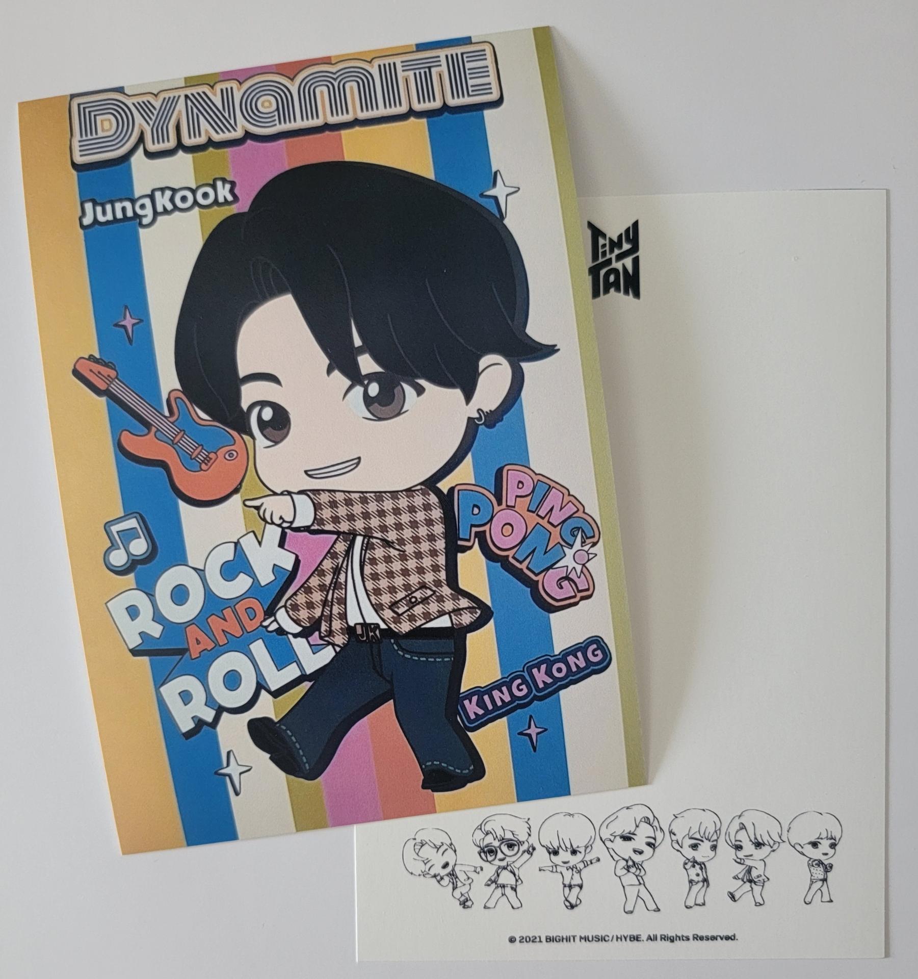 BTS - Tiny Tan Dynamite Postcards