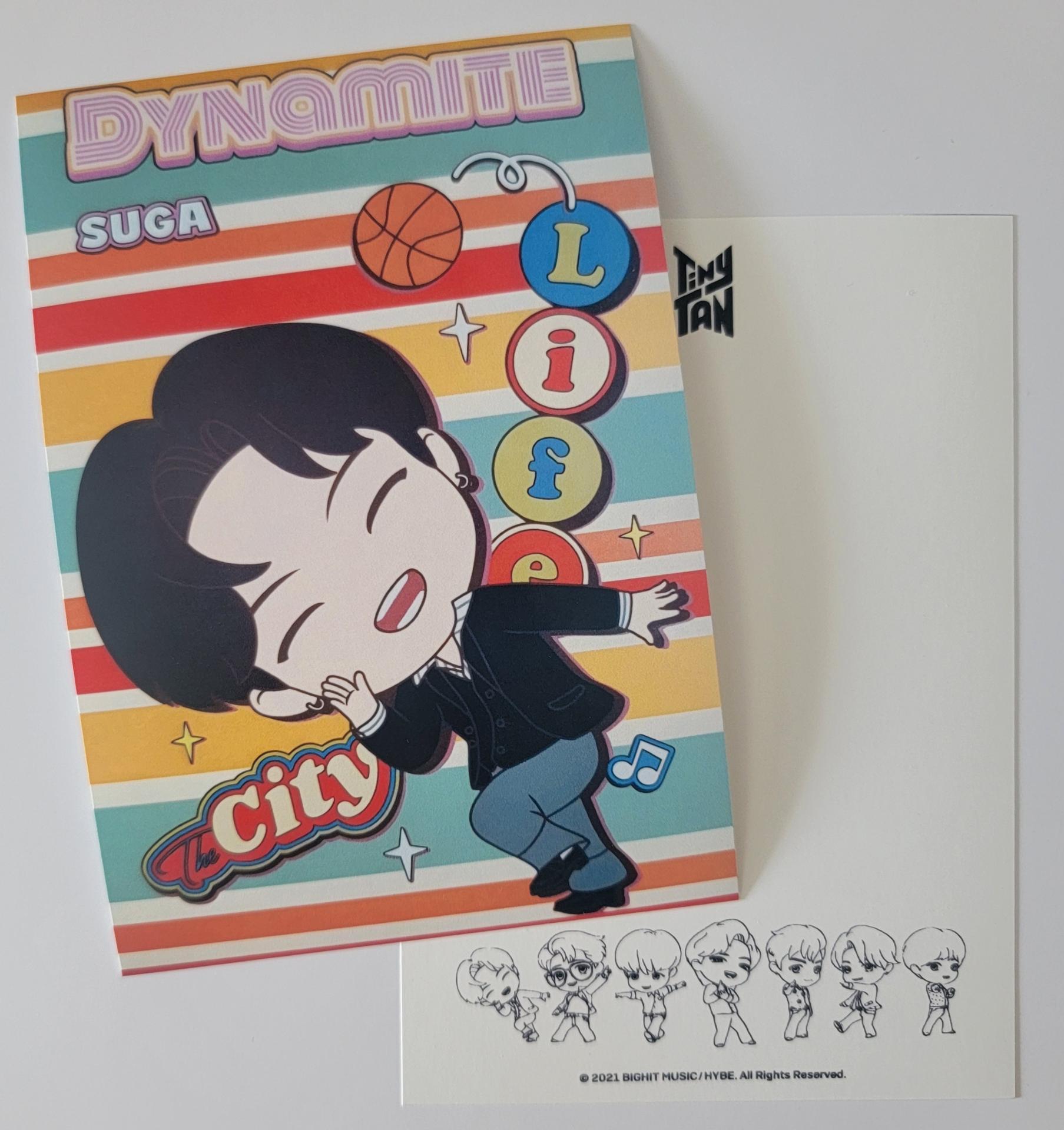 BTS - Tiny Tan Dynamite Postcards