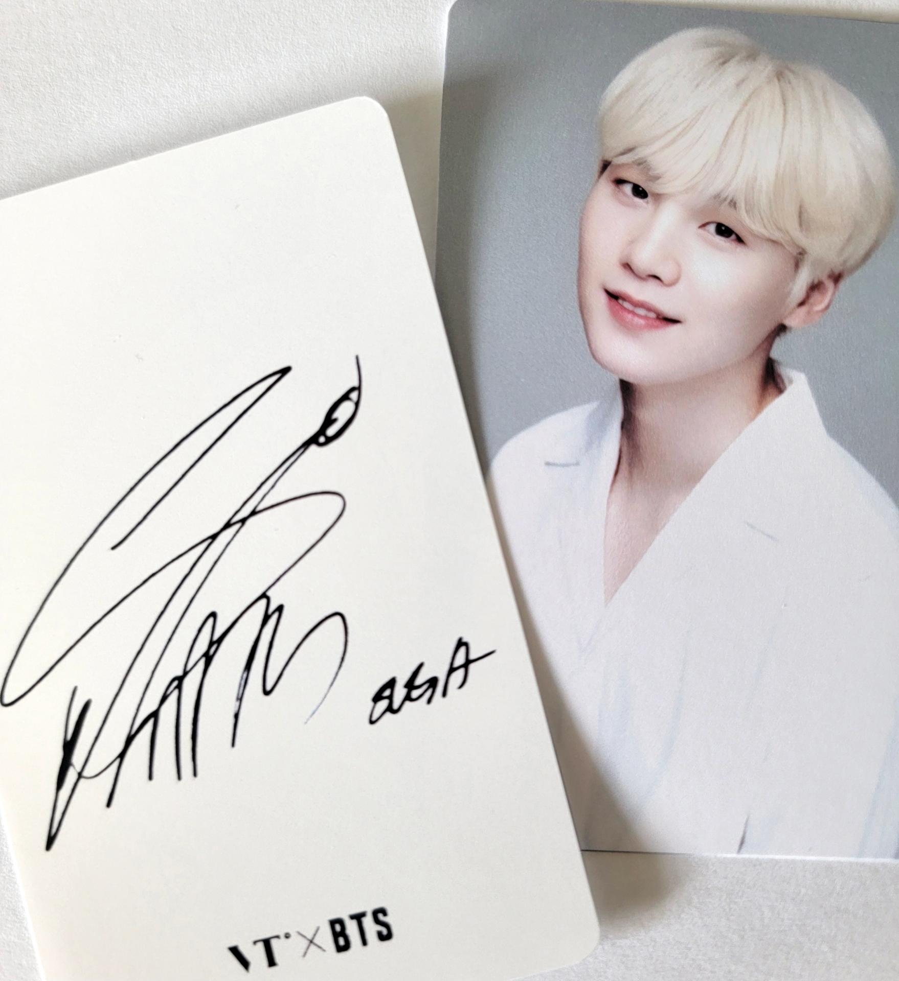 BTS x VT Cosmetics White Version Photocards