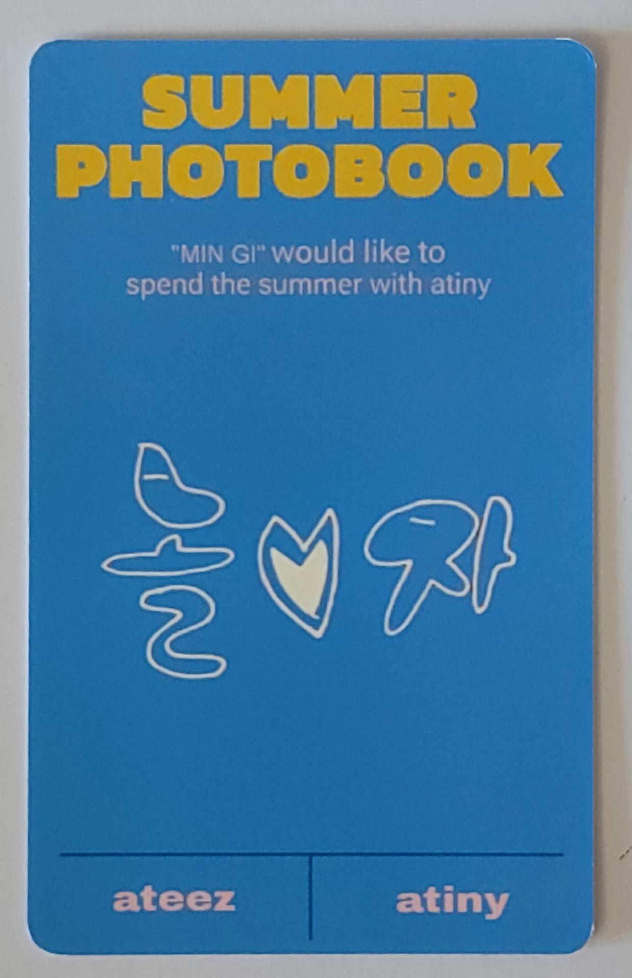 ATEEZ Summer Photobook 2022 KQ Store Photocards | Stay DeLulu!