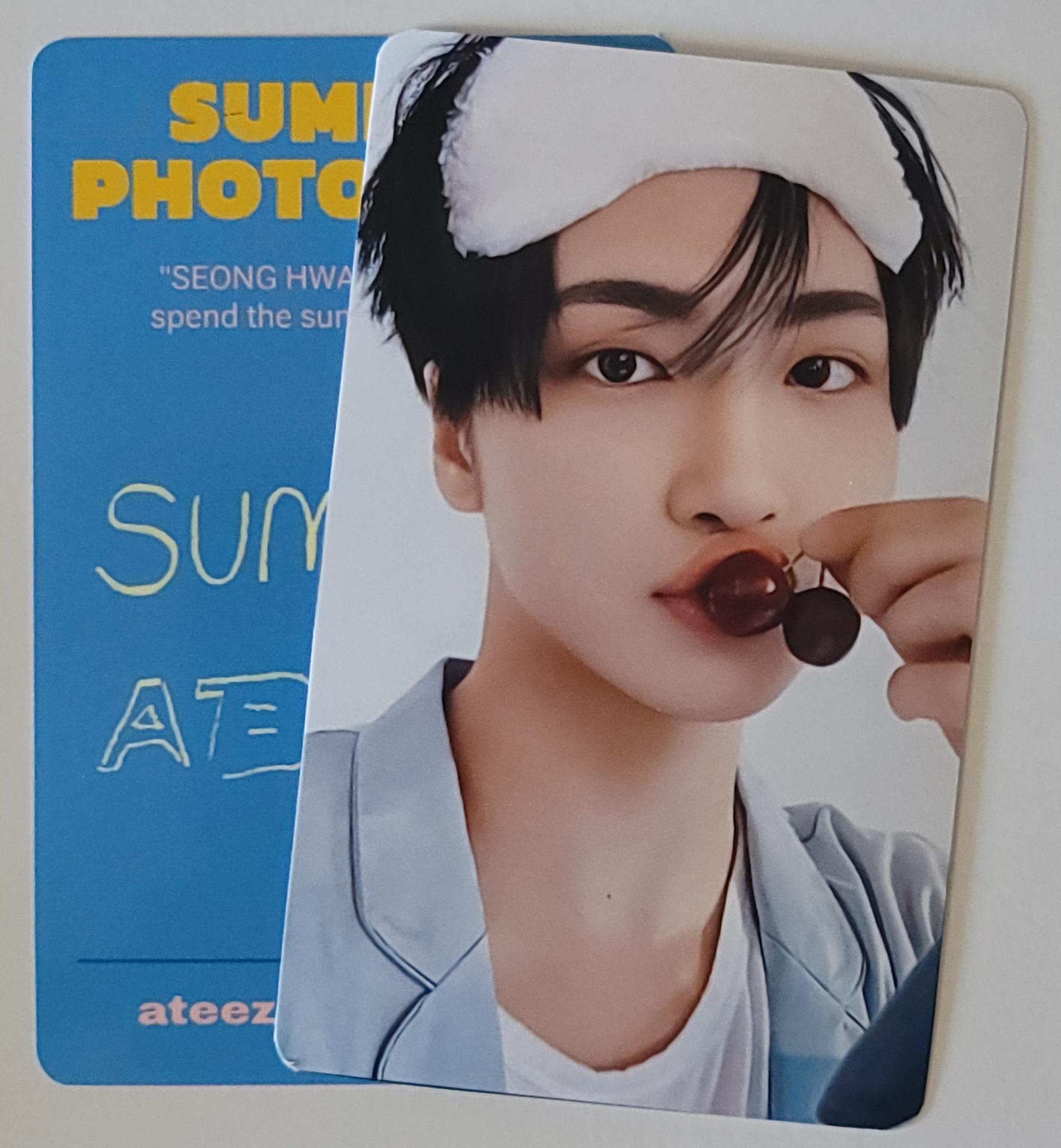 ATEEZ Summer Photobook 2022 KQ Store Photocards | Stay DeLulu!