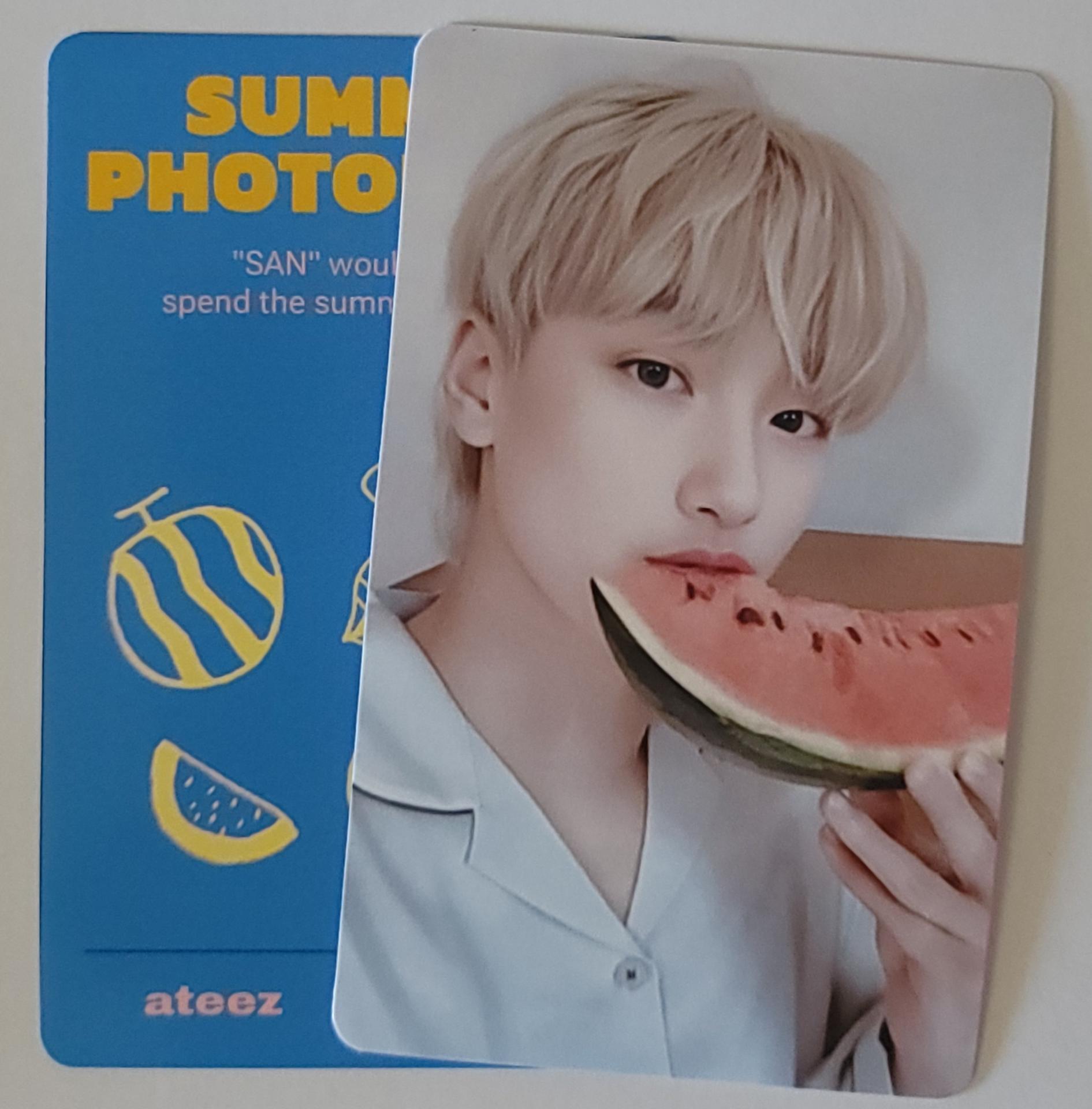 ATEEZ Summer Photobook 2022 KQ Store Photocards | Stay DeLulu!