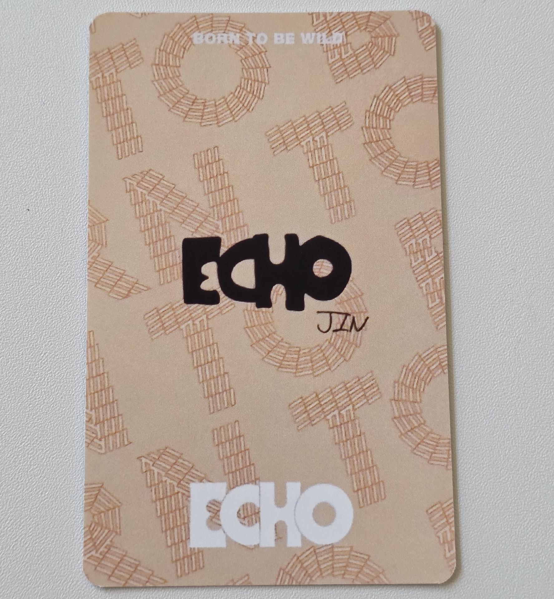 Jin : Echo -  ARMY Found Photocards