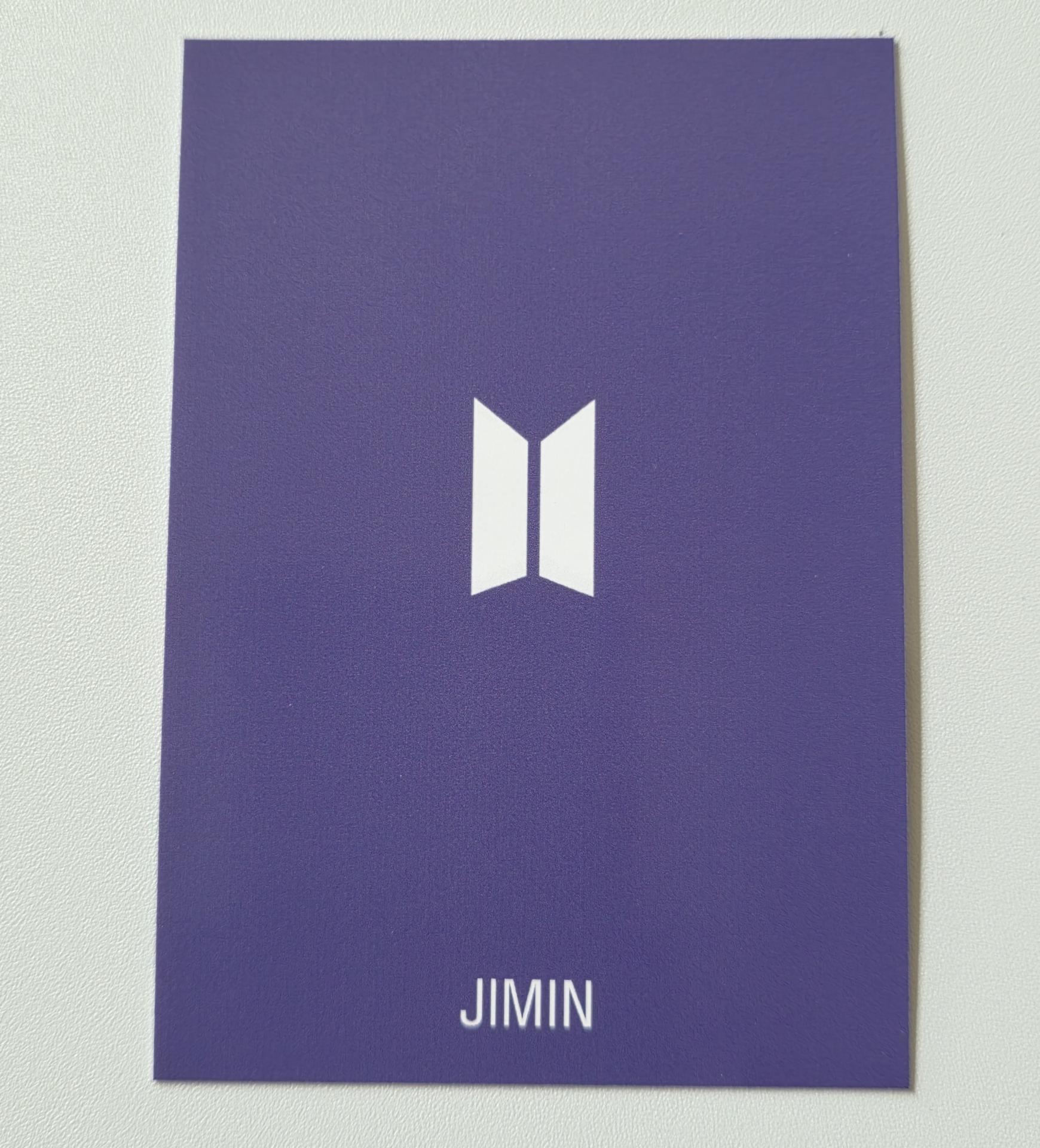 Jimin - Japan Fanclub Fortune Box Purple Edition  Mini Photocard