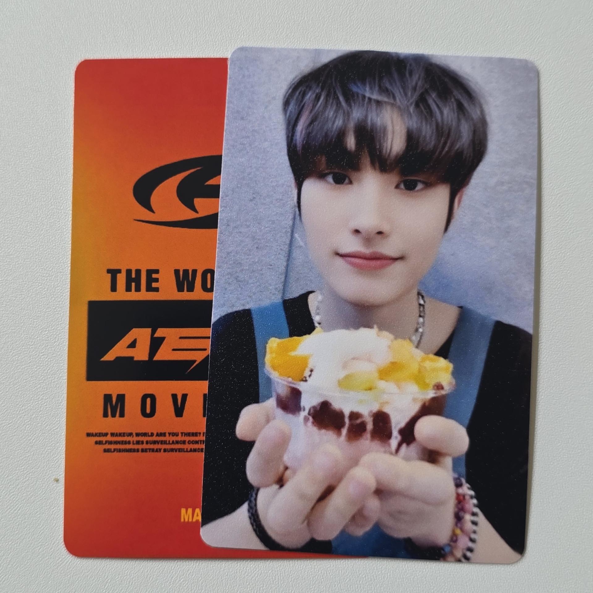 ATEEZ Movement Fan sign Makestar Cafe Staff Photocards