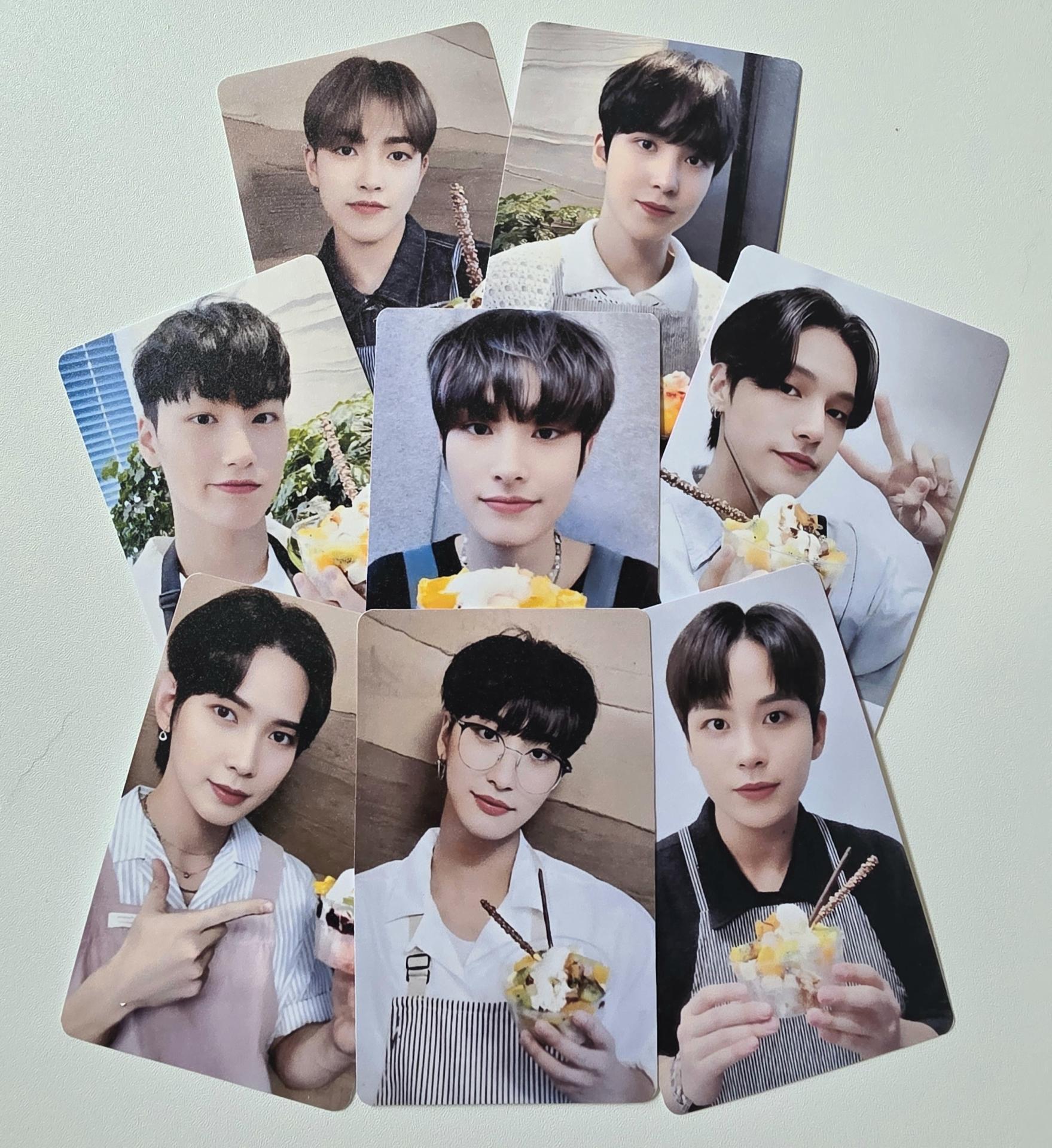 ATEEZ Movement Fan sign Makestar Cafe Staff Photocards