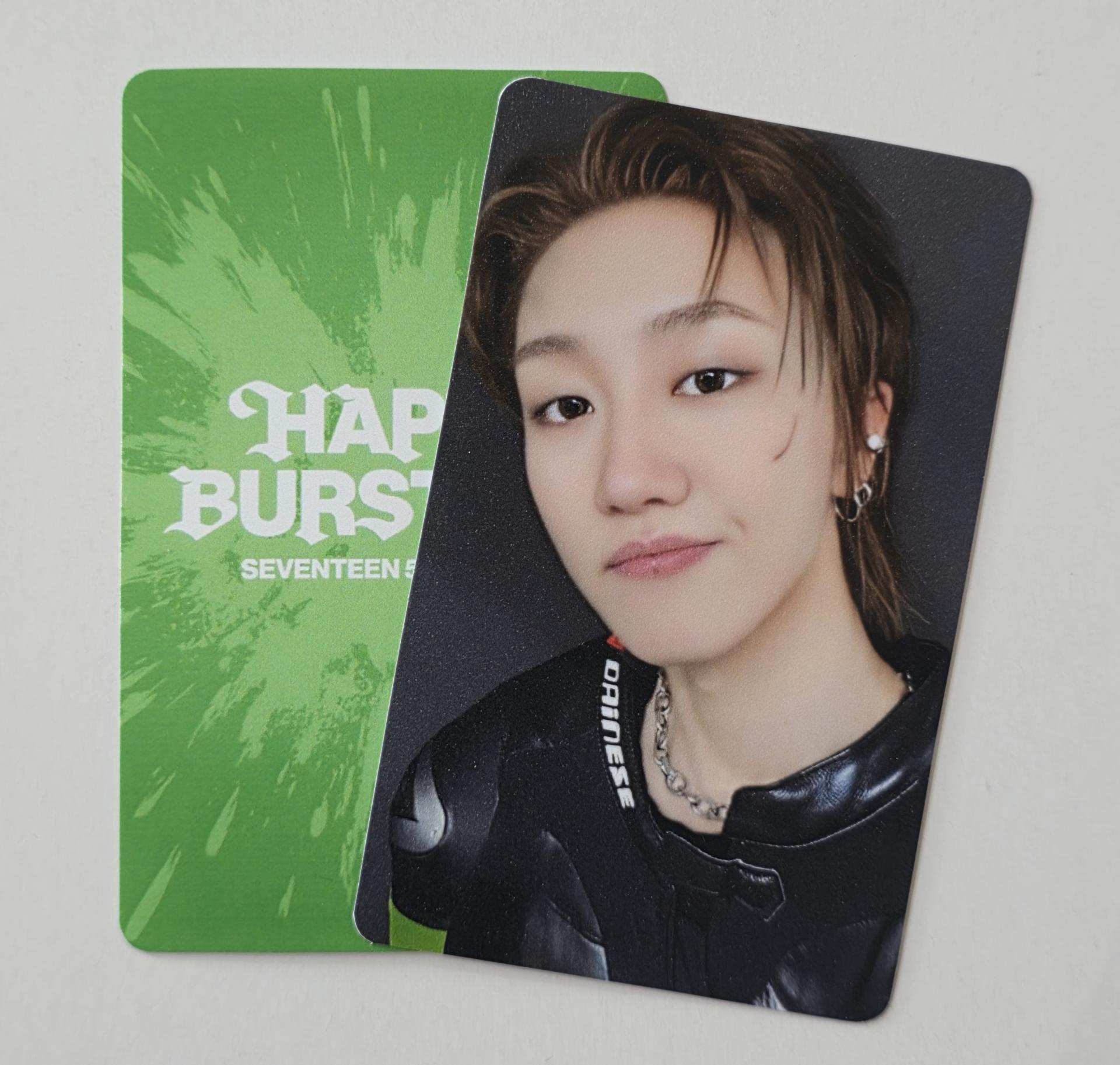 Seventeen WV Burstday Lucky Draw Photocards