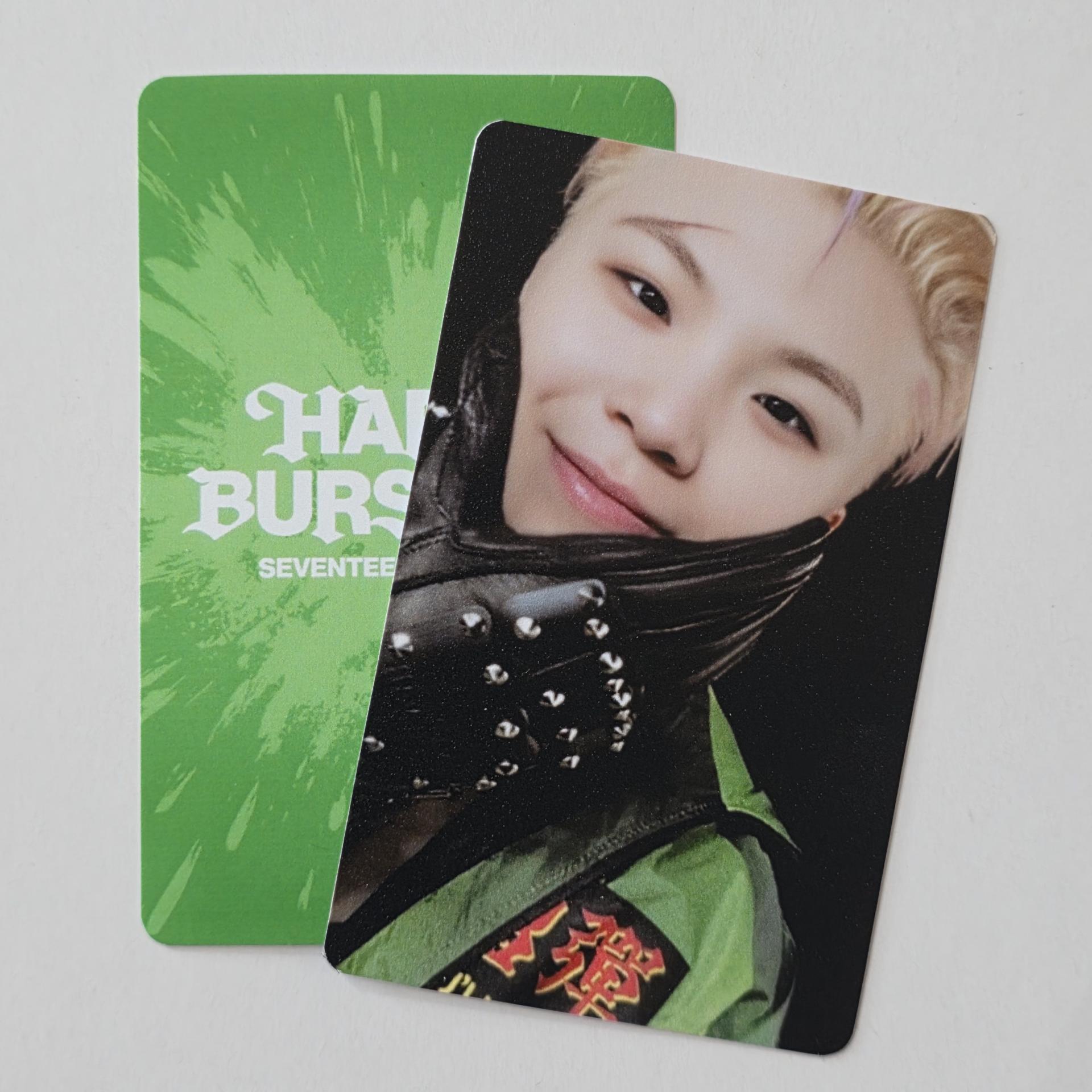 Seventeen WV Burstday Lucky Draw Photocards
