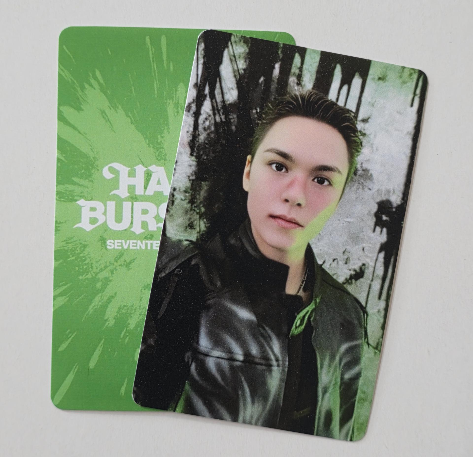Seventeen WV Burstday Lucky Draw Photocards