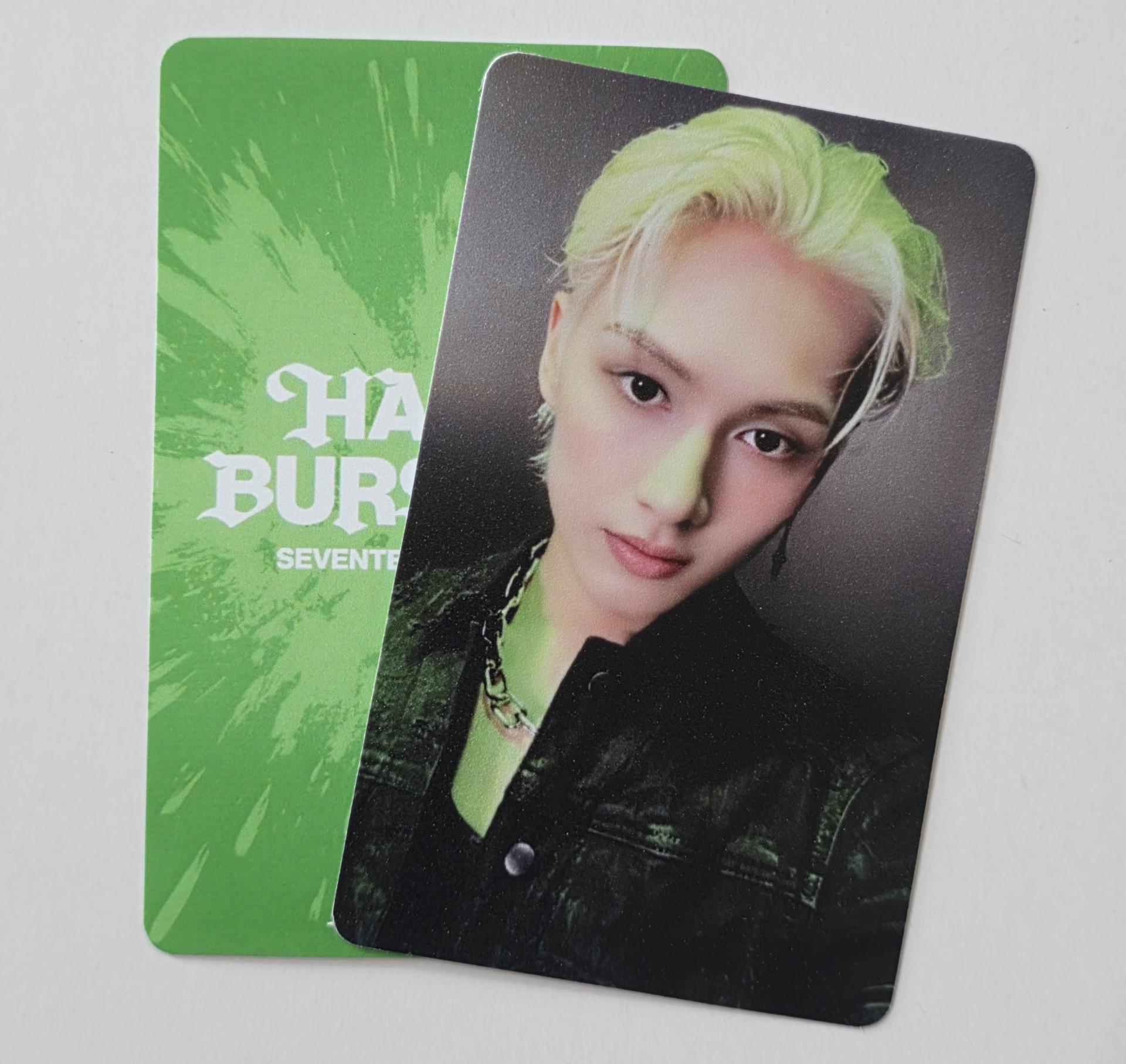 Seventeen WV Burstday Lucky Draw Photocards