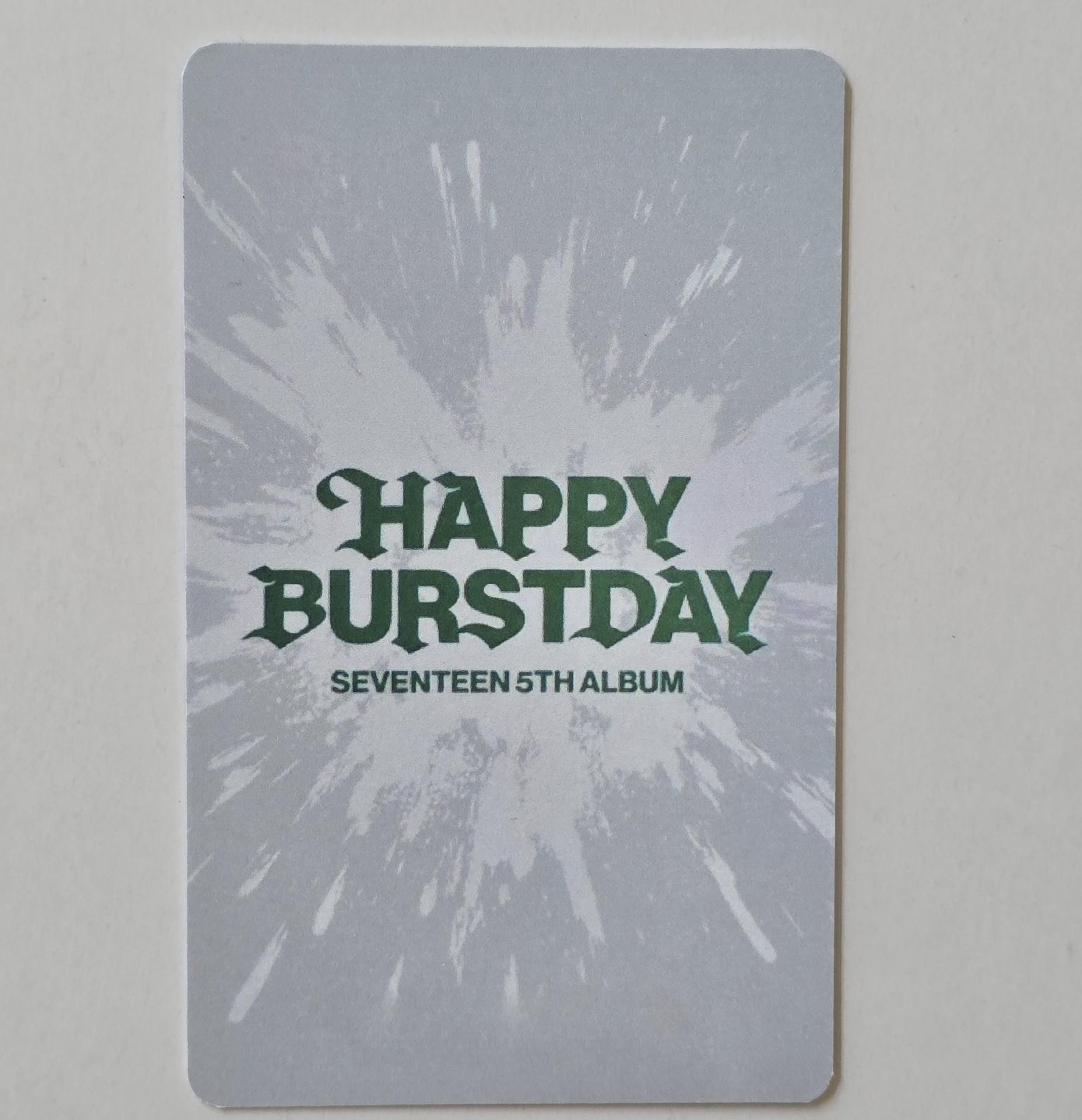 Mingyu : Happy Burstday Various Photocards 