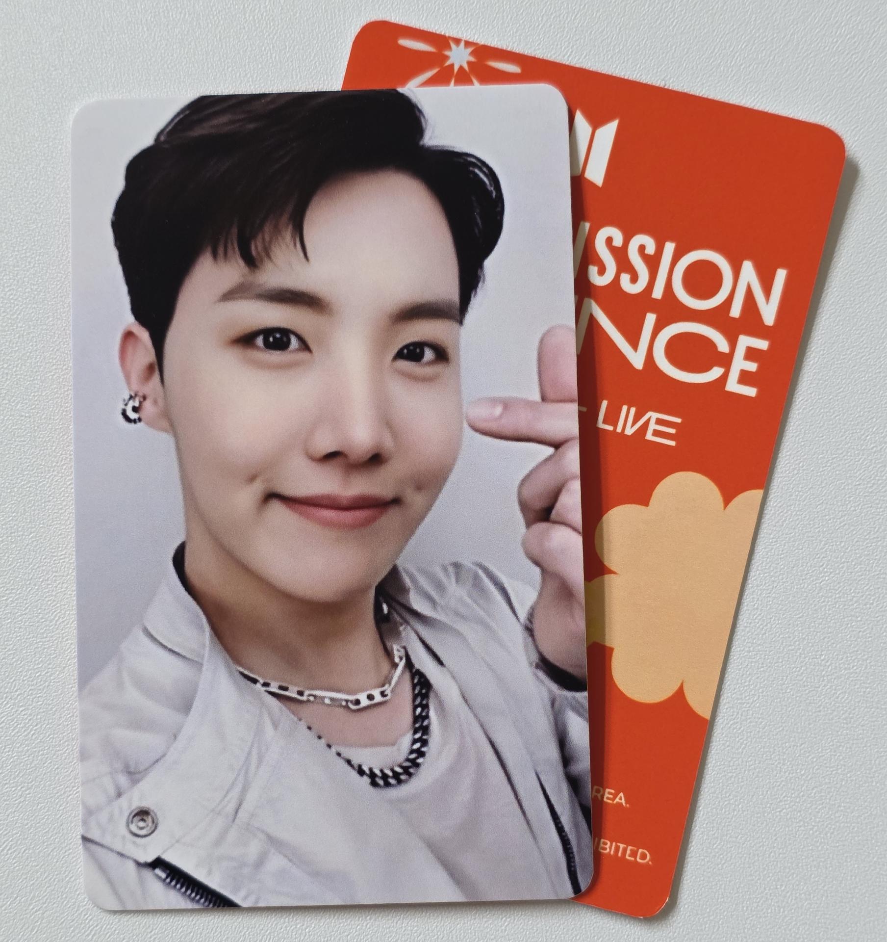 BTS - Permission To Dance On Stage - Live Album Photocards
