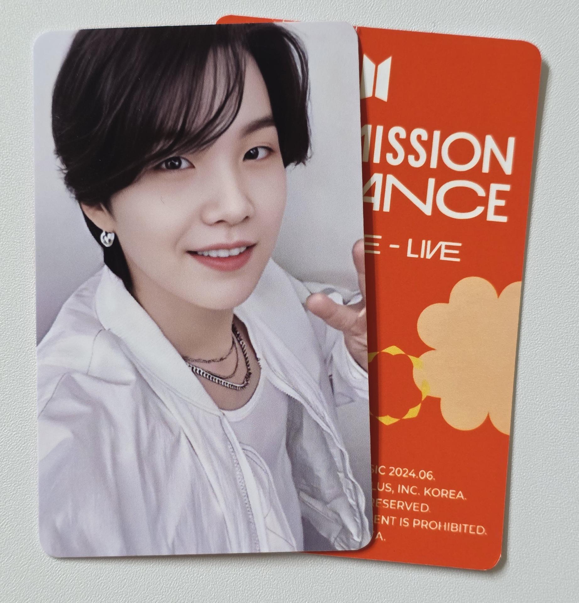 BTS - Permission To Dance On Stage - Live Album Photocards