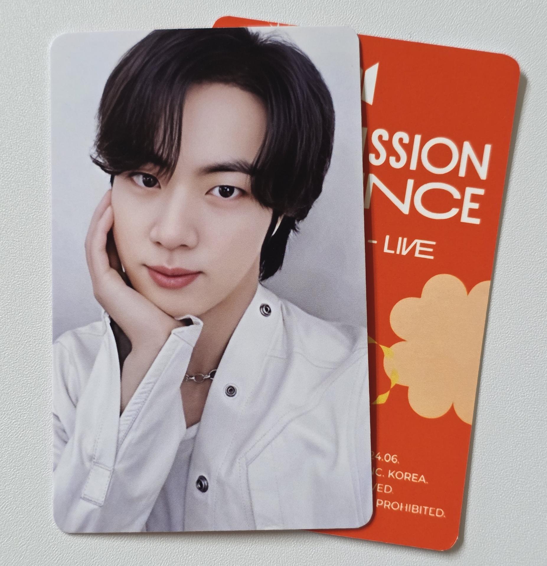 BTS - Permission To Dance On Stage - Live Album Photocards
