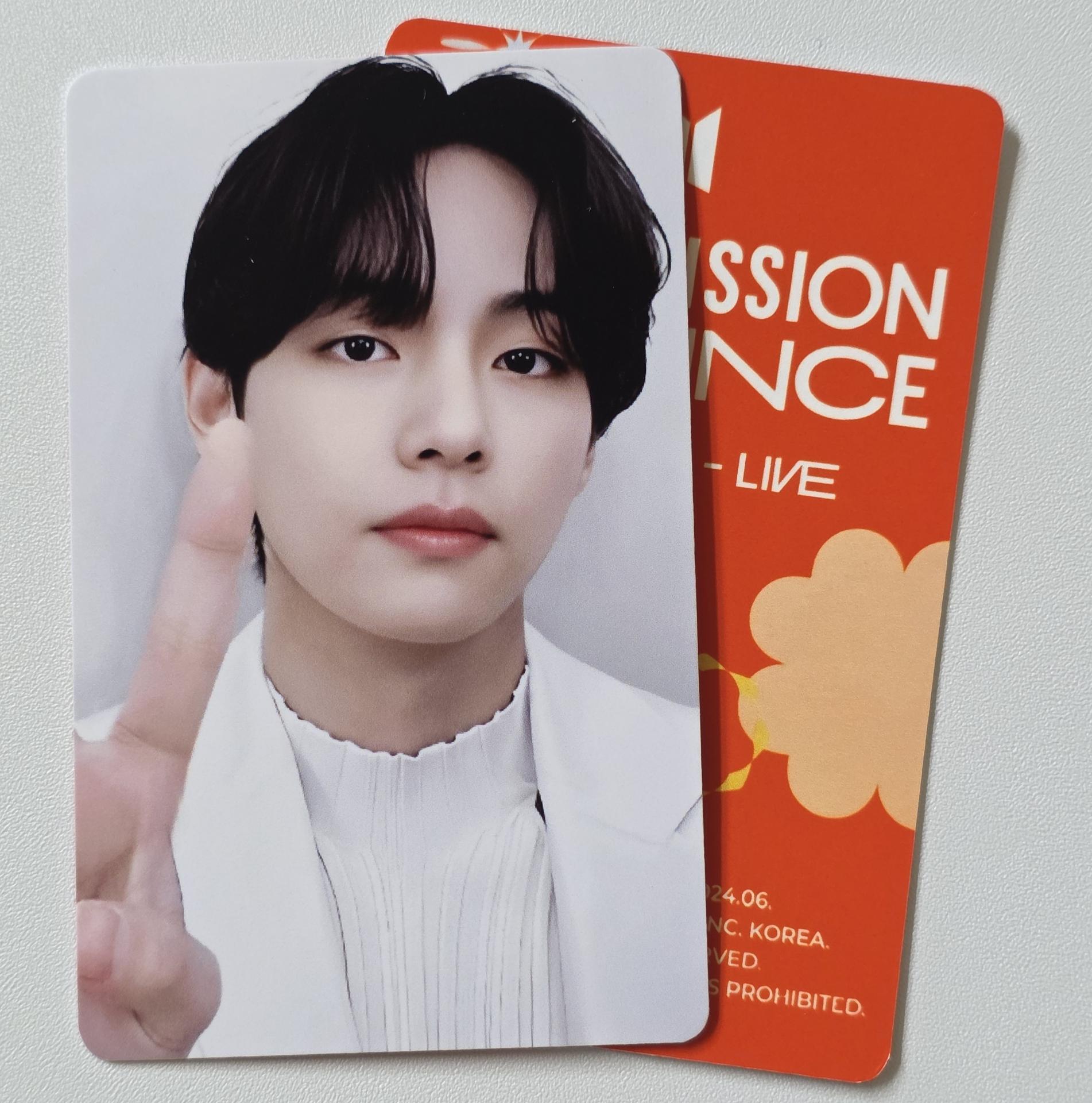 BTS - Permission To Dance On Stage - Live Album Photocards