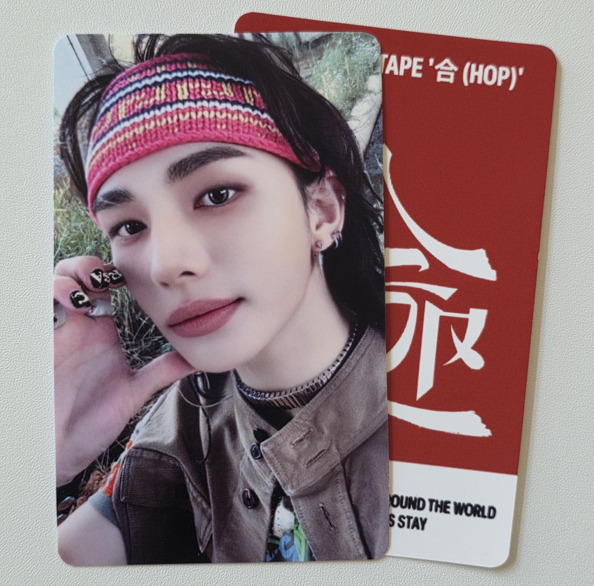 Stray Kids : Hyunjin - Hiptape -Hop Pop up Lucky Draw Photocards