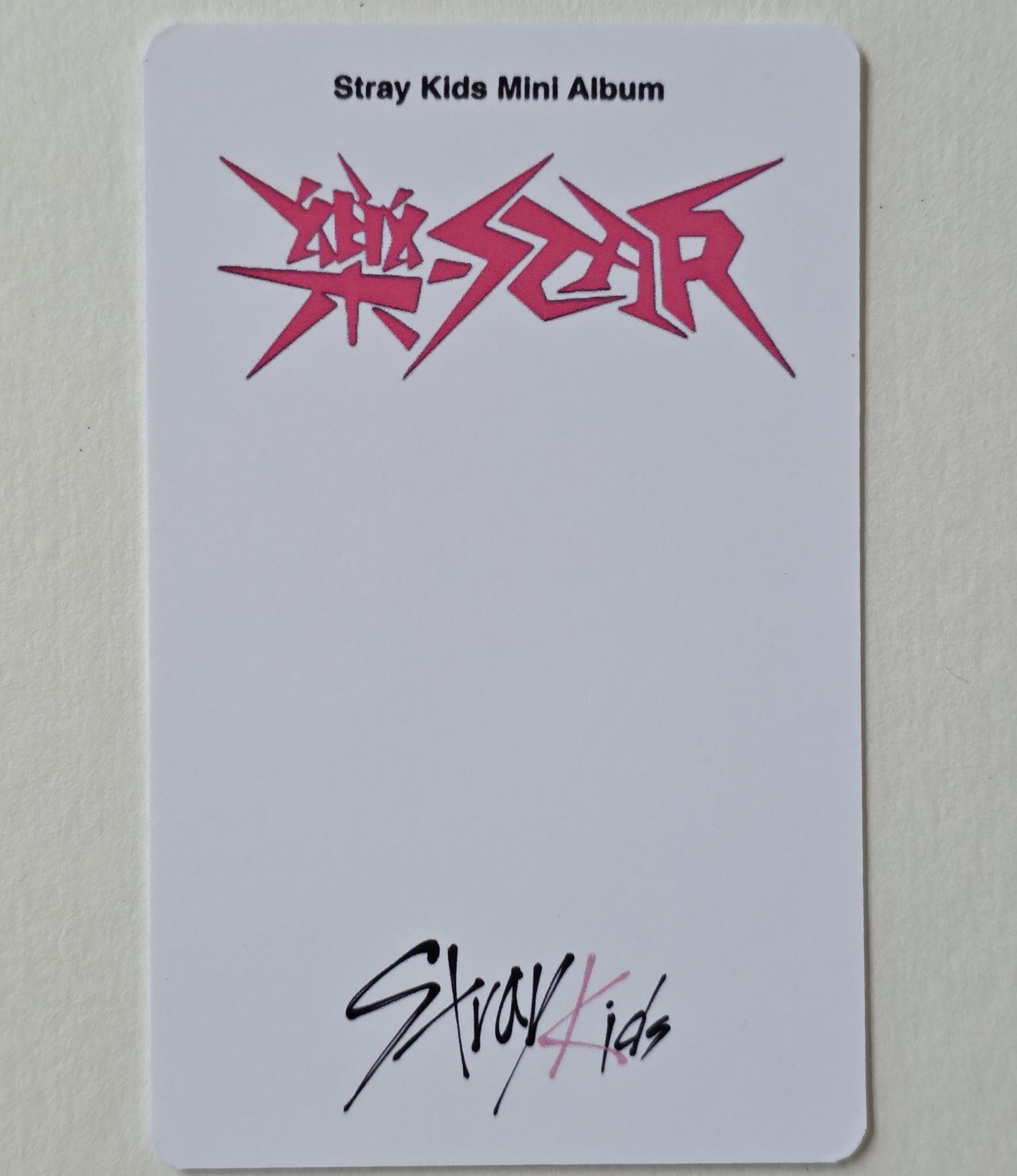 Stray Kids : Rock Star -Starriver LD event Bangchan Photocards