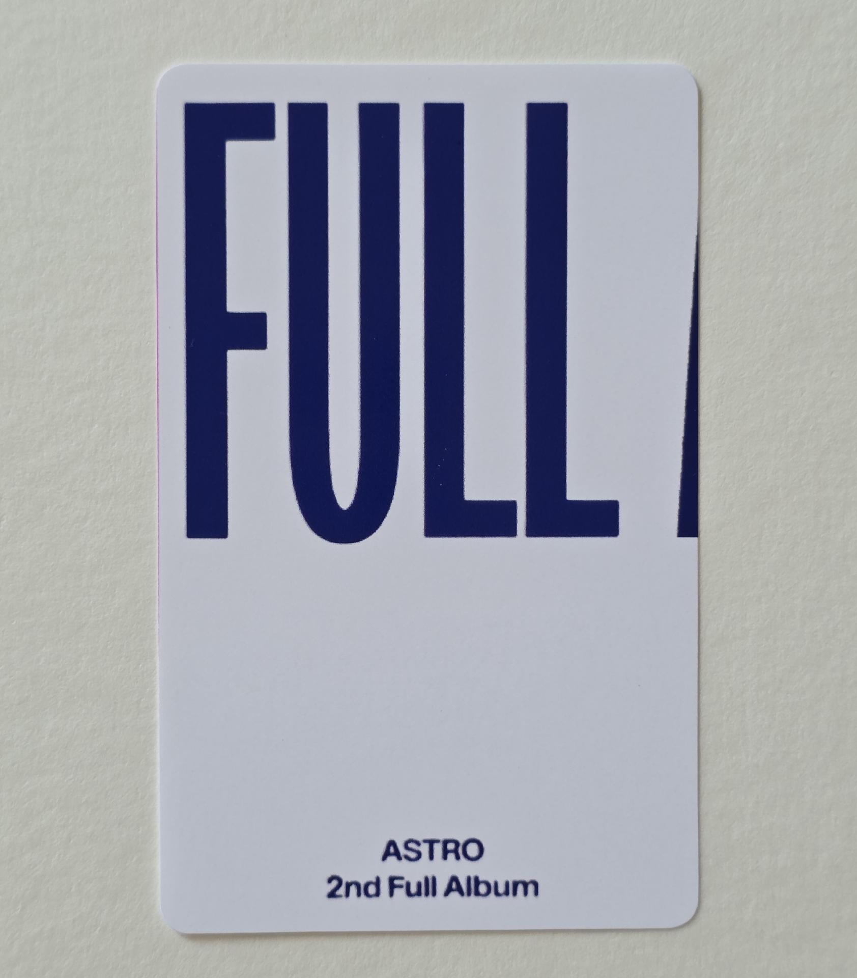 Astro : Cha Eun Woo - All Yours Cafe Void Event Photocards 