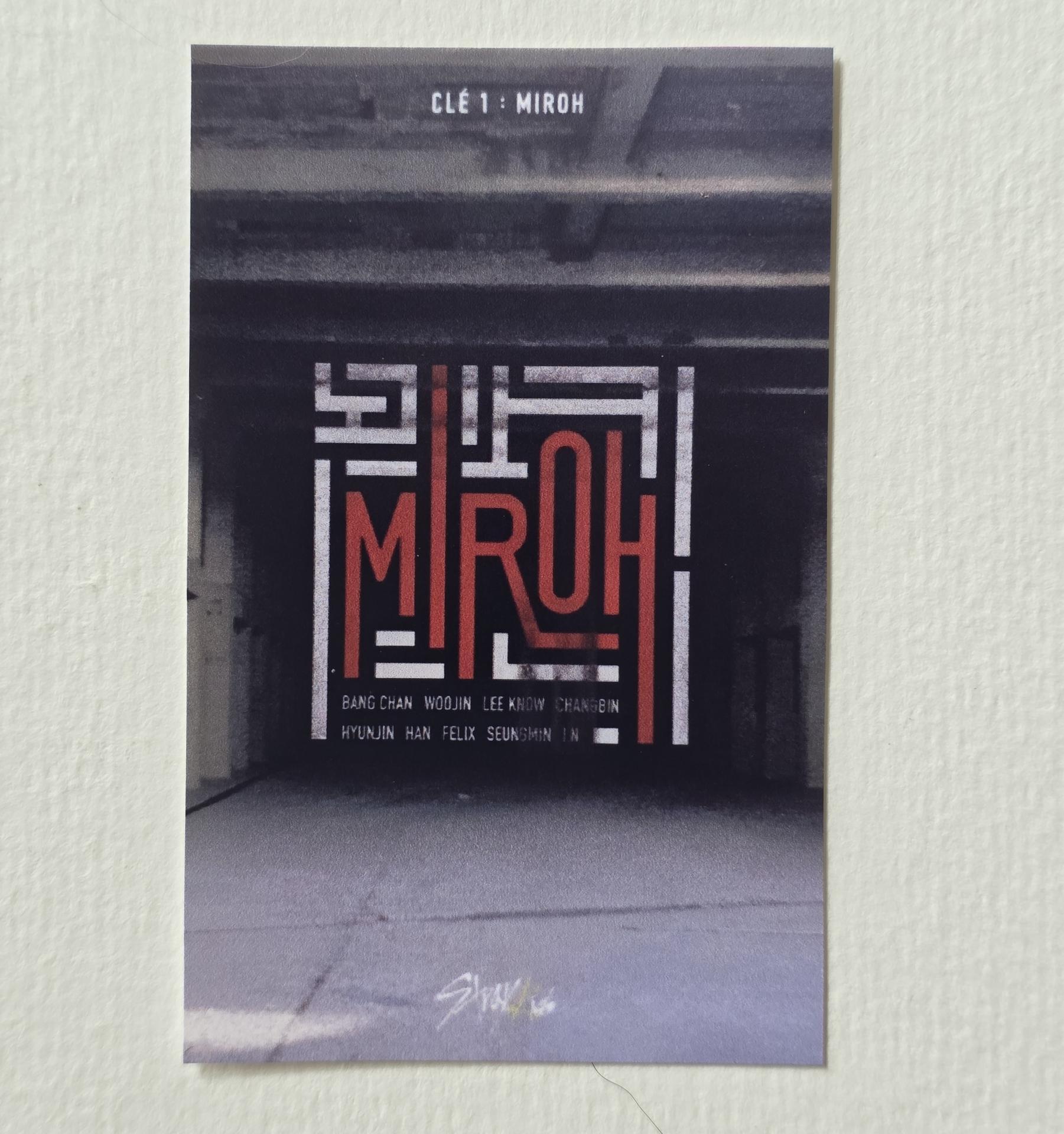 Stray Kids - Cle 1 Miroh Limited Version Photocards