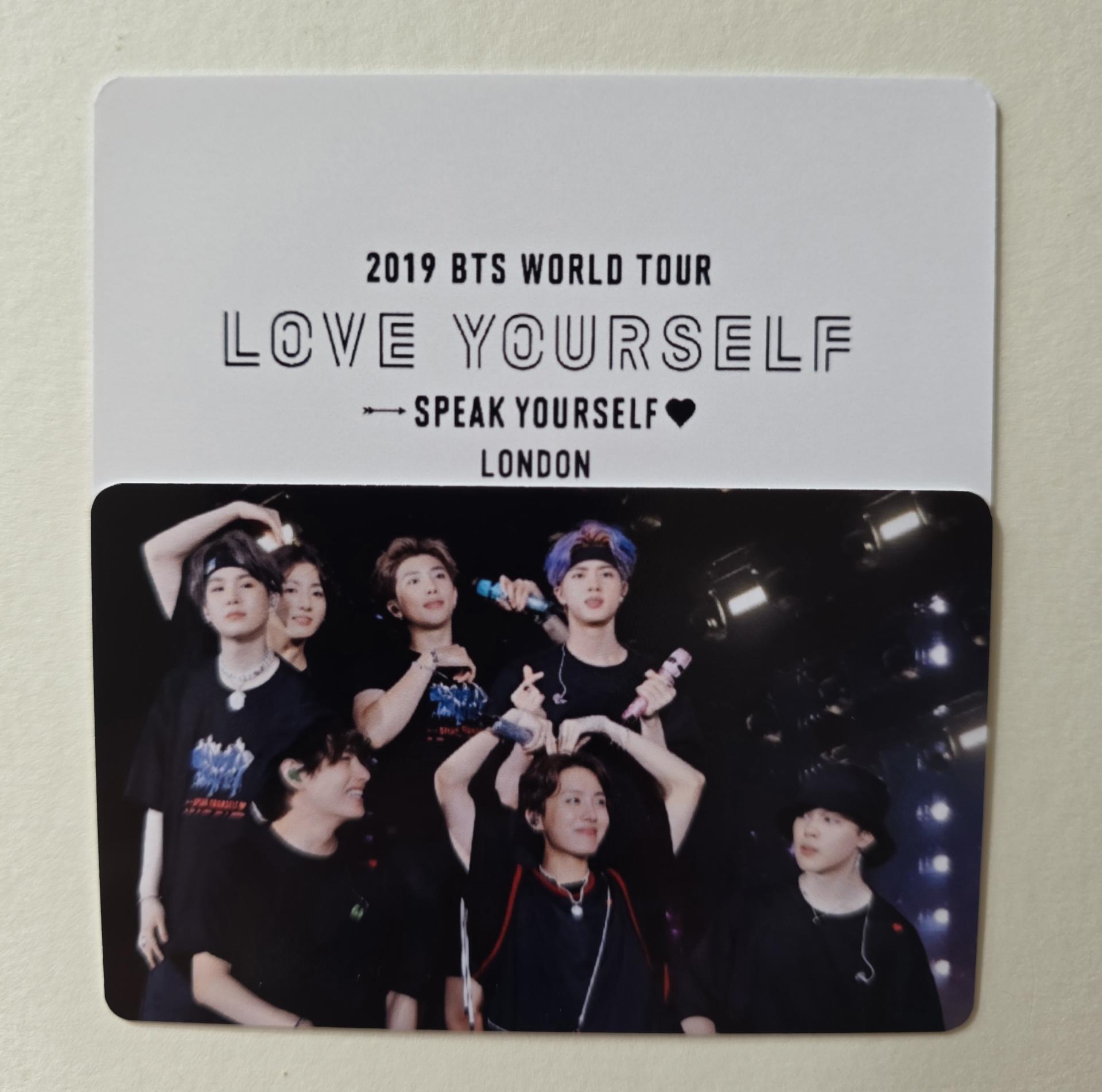 BTS : Movie Weeks - Japan Benefit for LY SY London Photocards 