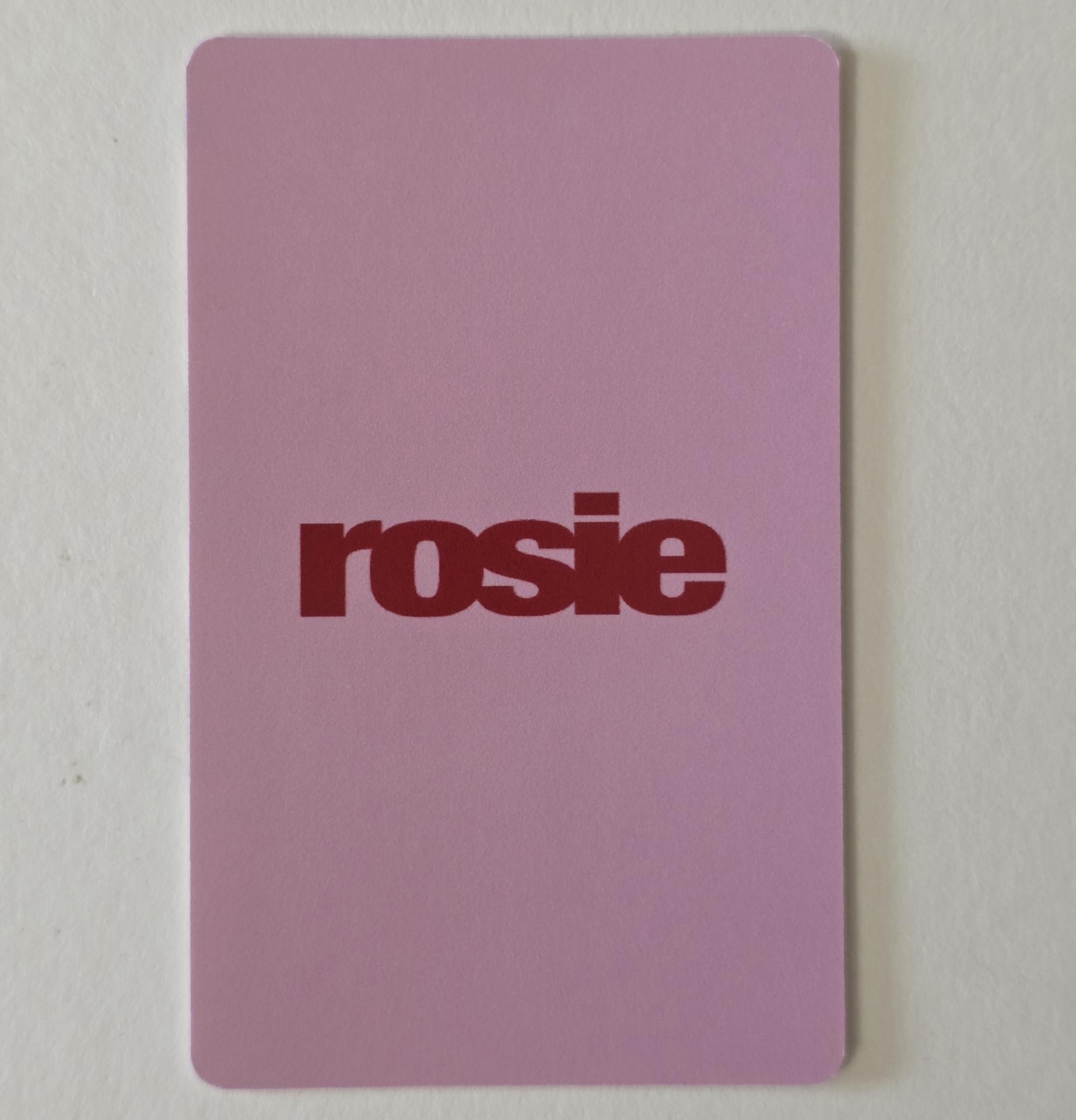 Custom Rosie Photocards