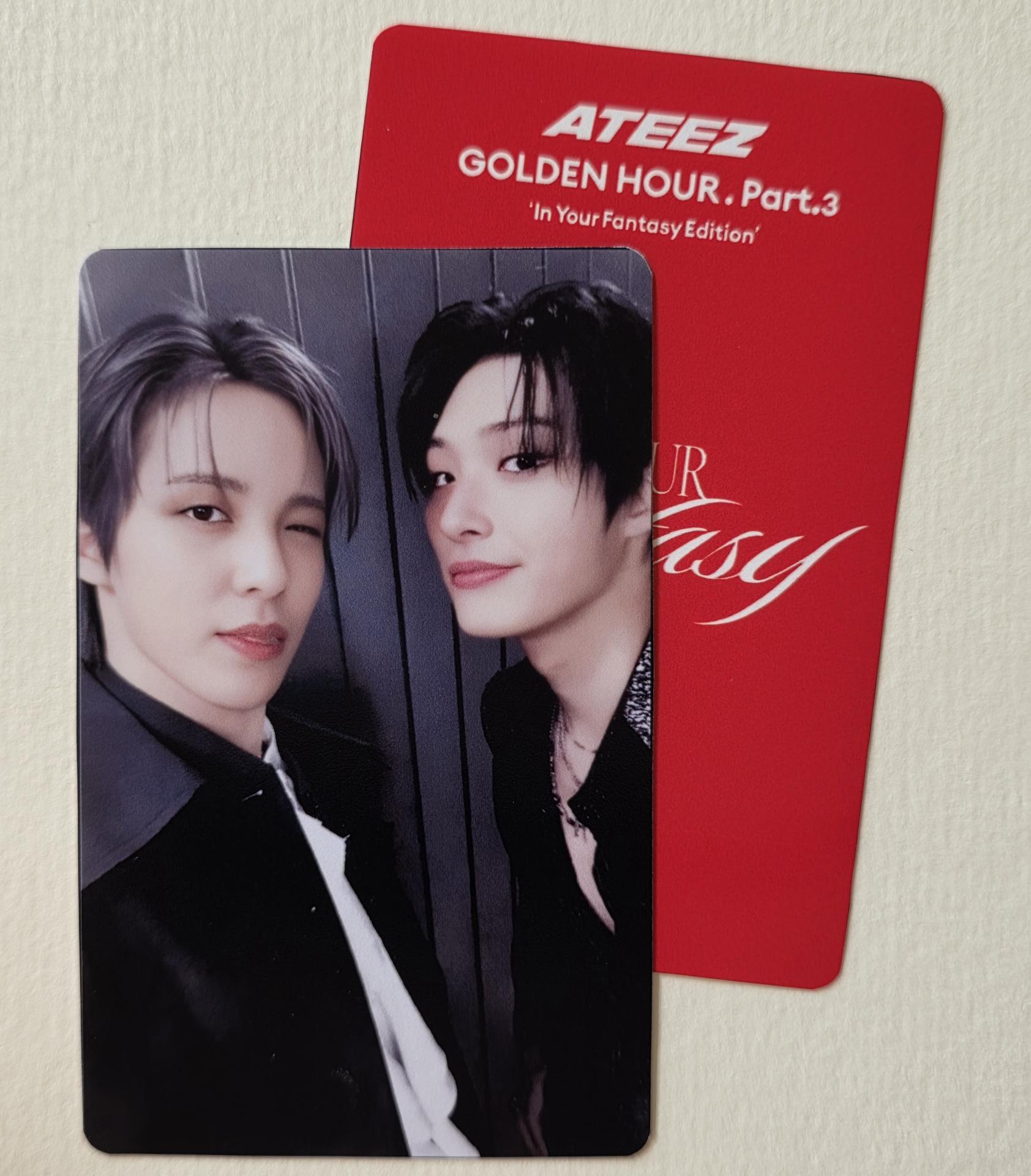 Ateez :Golden Hour 3 : In Your Fantasy Makestar Unit Photocards