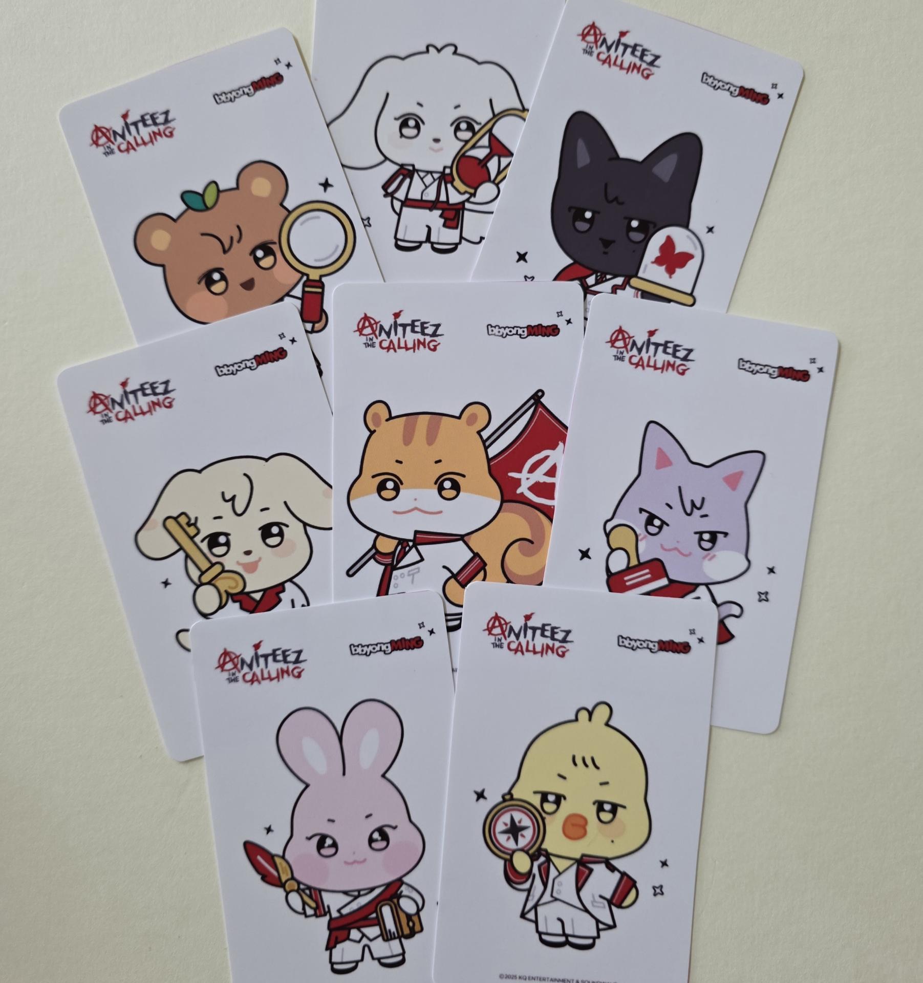 ATEEZ : Aniteez : In the Calling Pop Up Photocards