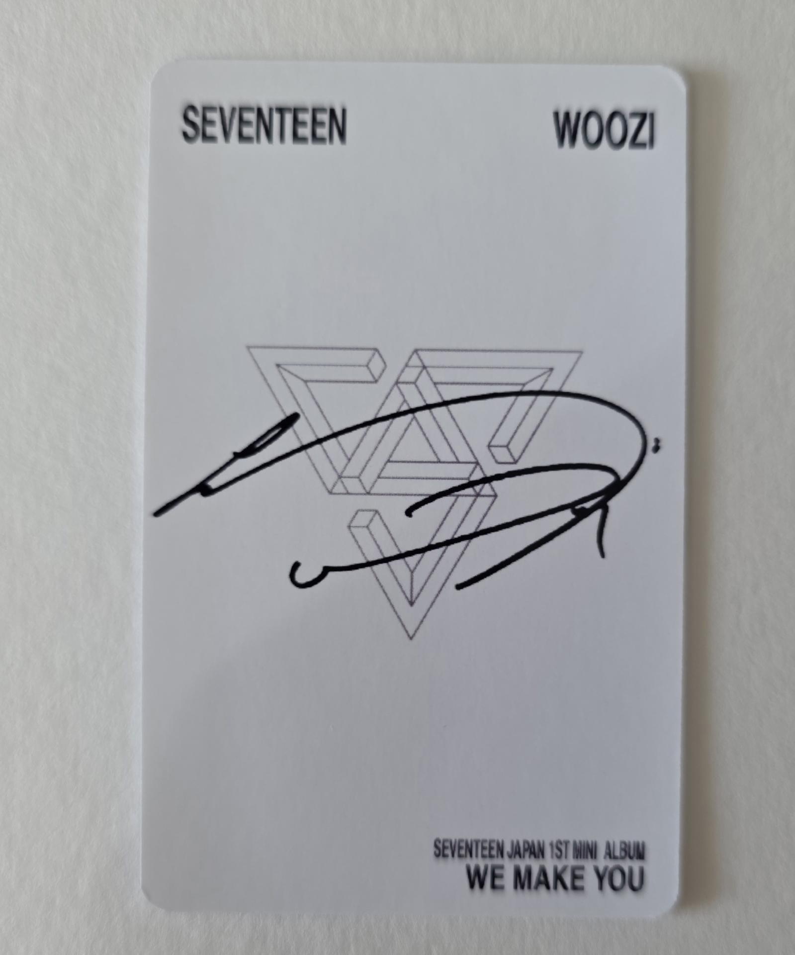 Seventeen: Woozi -We Make You Carat Edition Photocards 