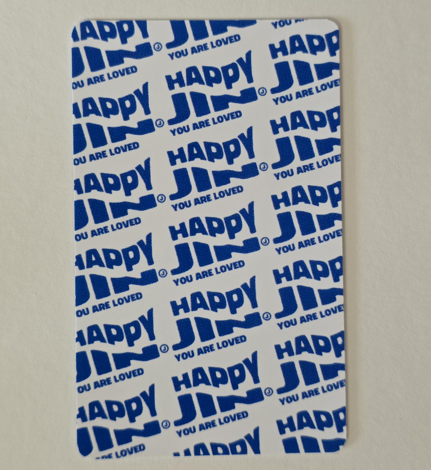 Jin : Happy - Vinyl Photo Card