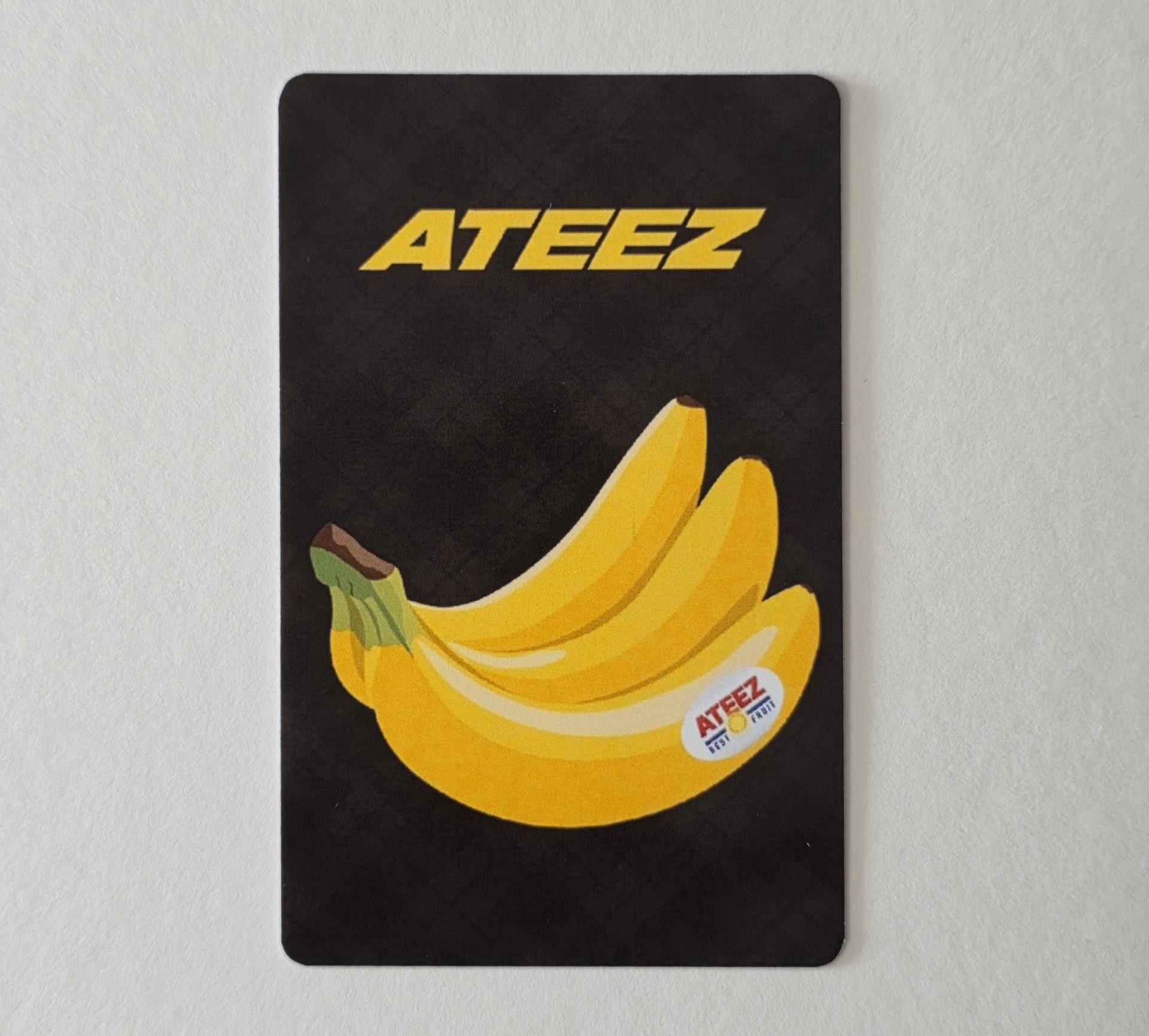 Ateez : Golden Hour 4 Pop Up exclusive Banana Photocards | Stay