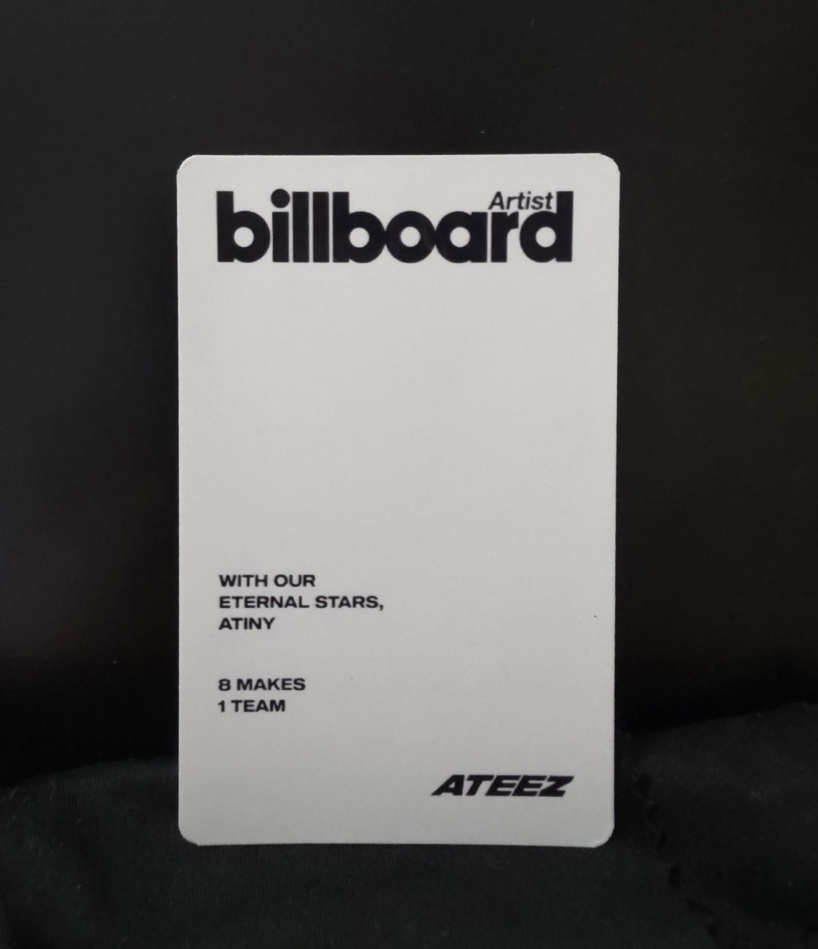 Ateez : Billboard POB Yunho Photocards