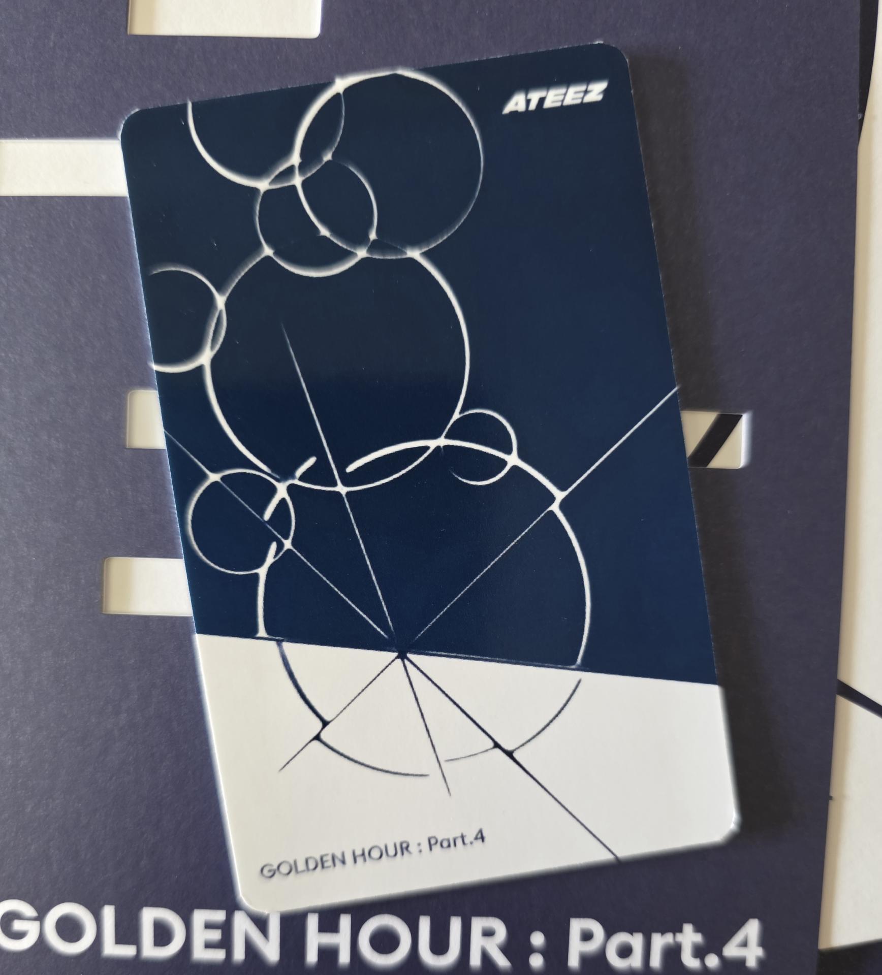 Ateez : San - Golden Hour 4 Digipack Coffee Photocards