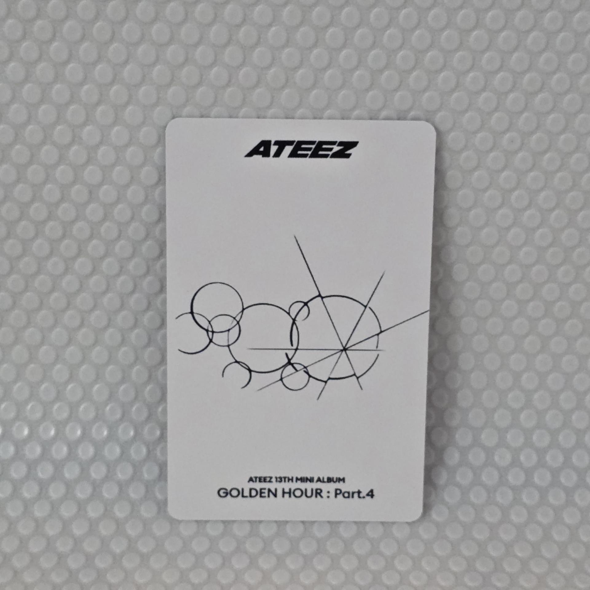 ATEEZ : Golden Hour 4 Poca Album Strawberry Bunny POB Photocards