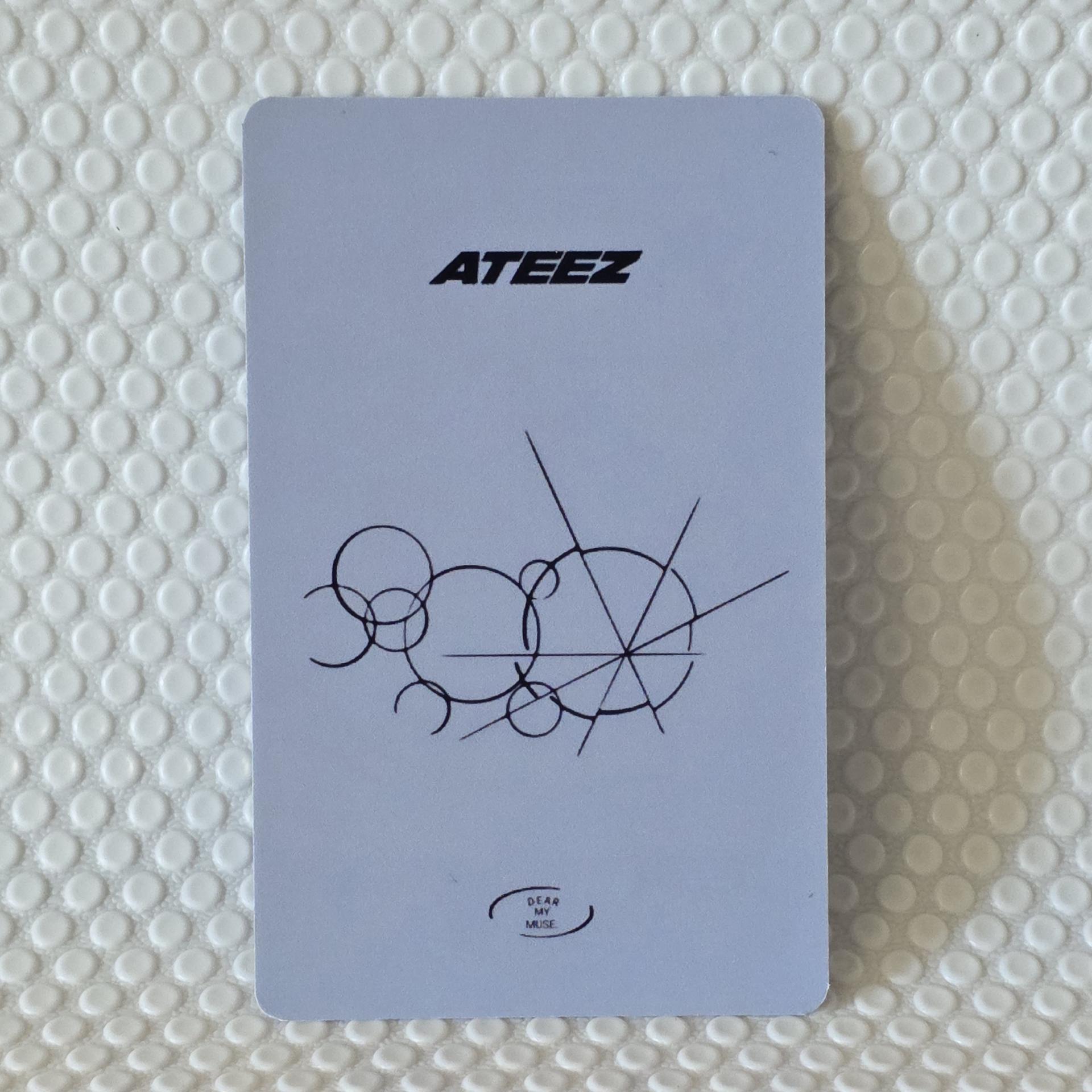 Ateez : Mingi  - Golden Hour Part 4 Dear My Muse LD Photocards