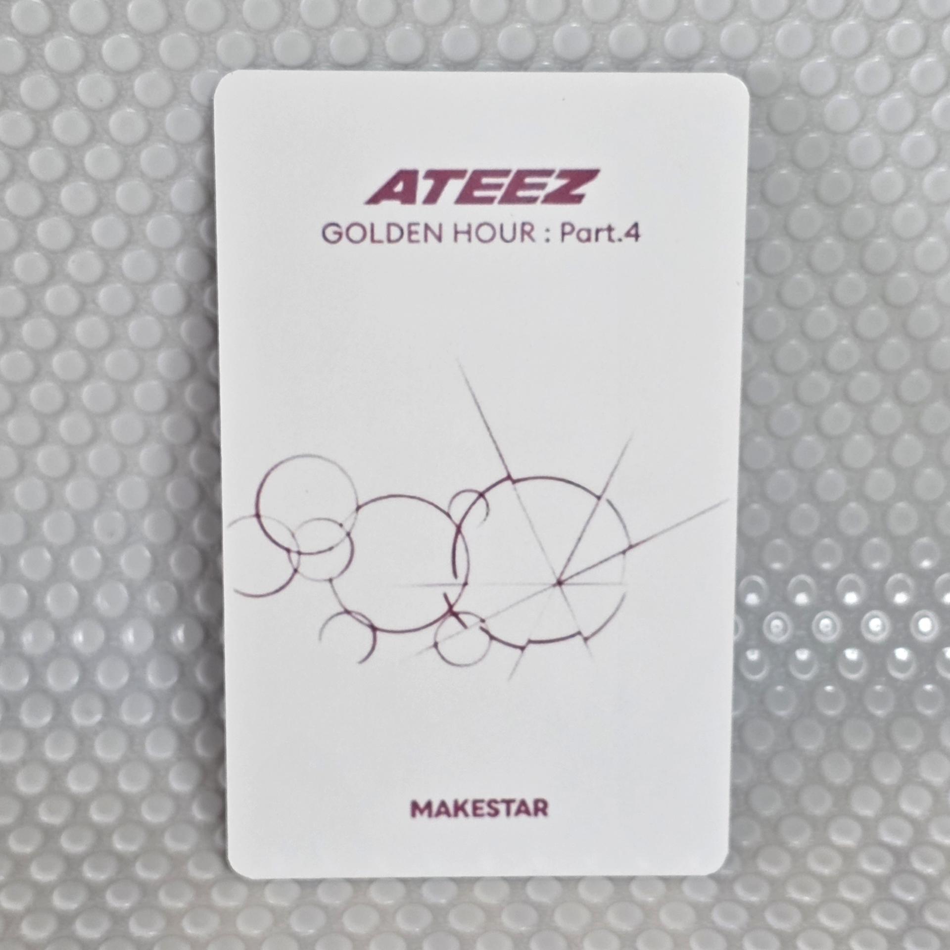 ATEEZ : Golden Hour 4 Makestar Fan Call Photocards