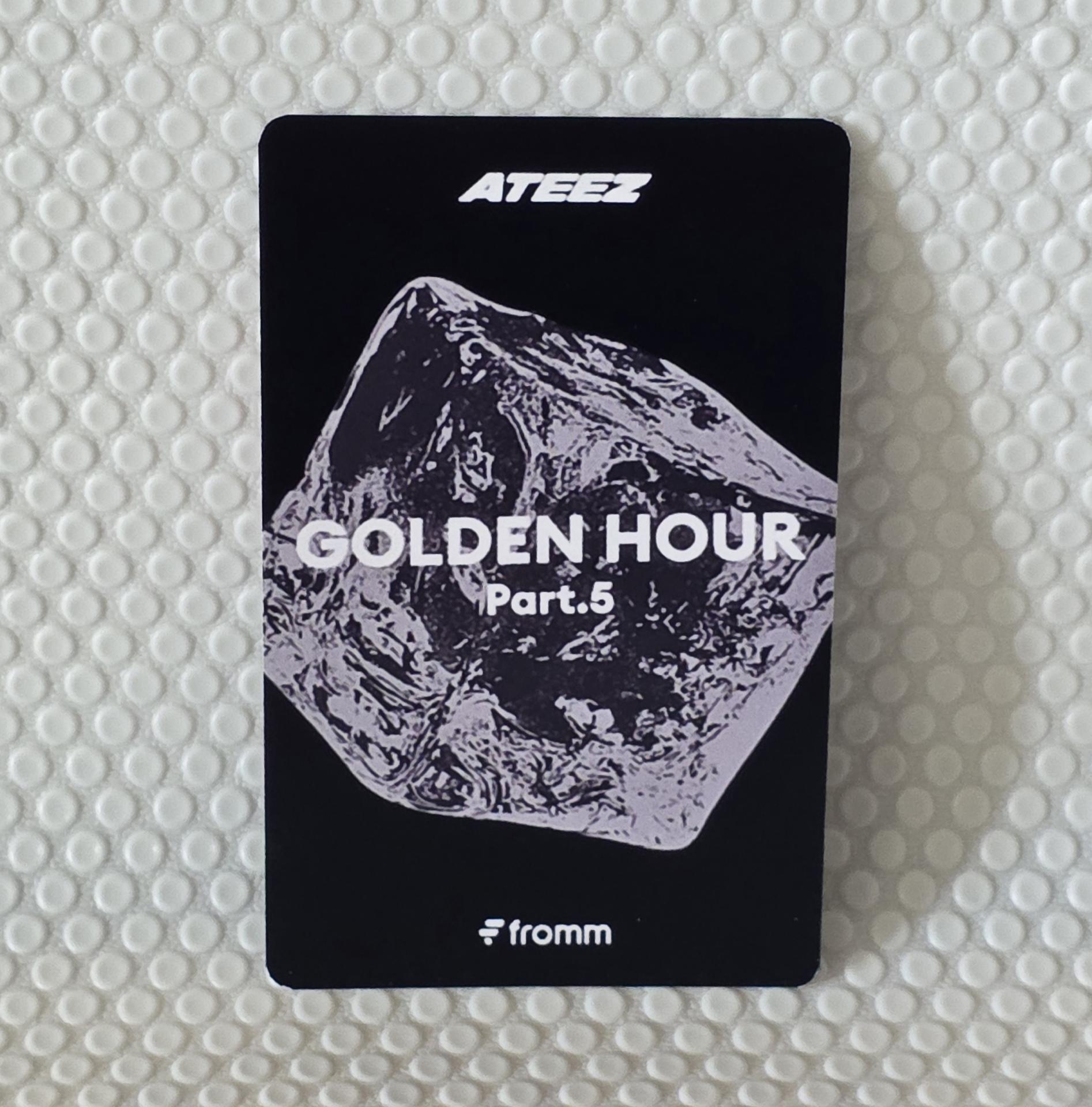 Ateez : Golden Hour 5 Fromm Matz unit bonus Photocards