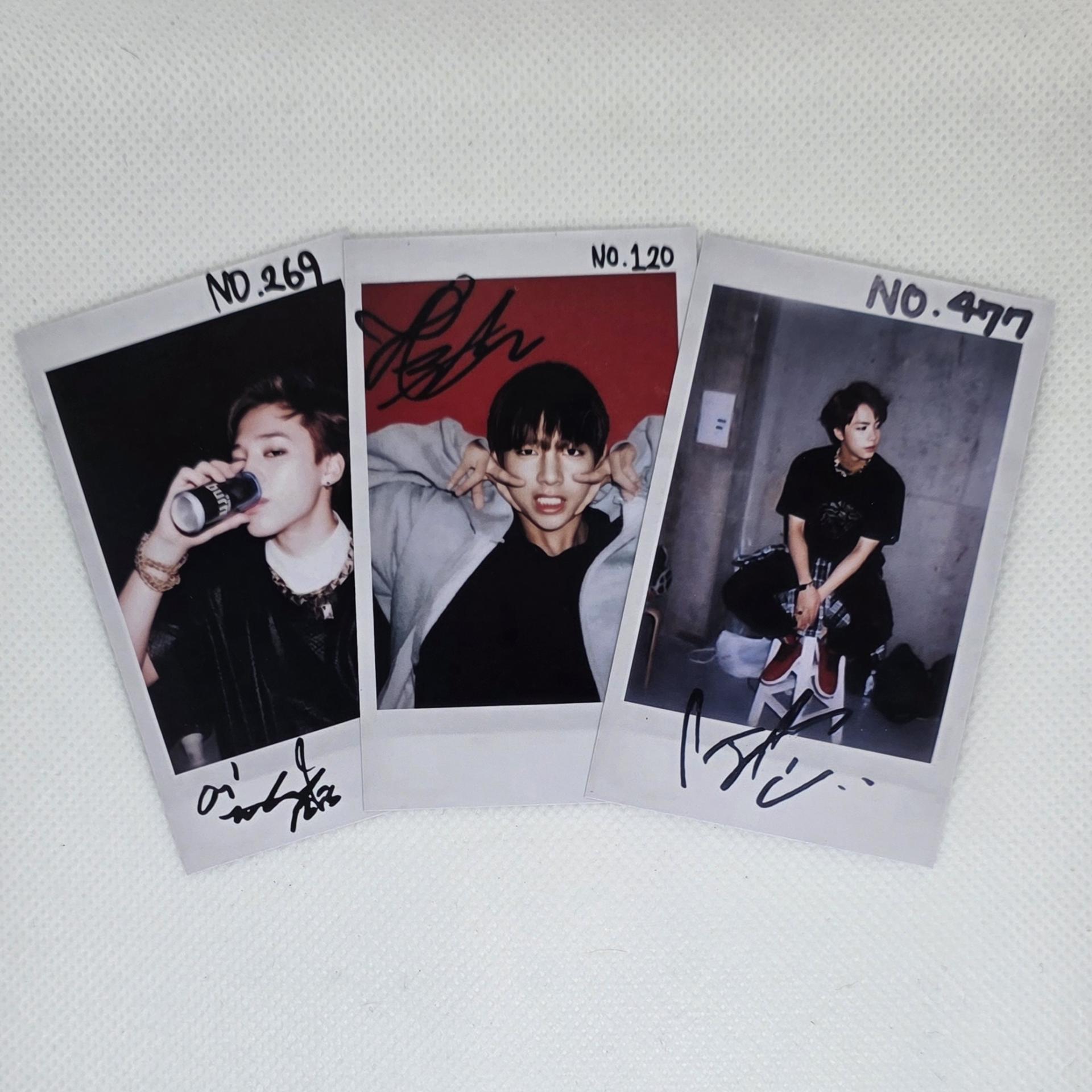 BTS - Dark & Wild 777 Polaroids 