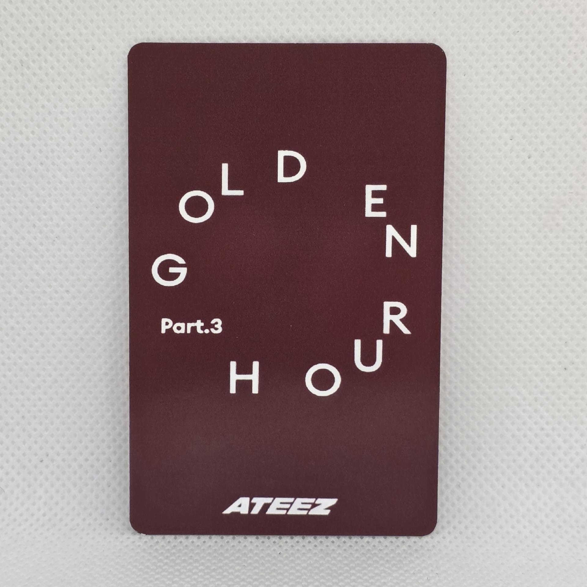 Ateez : Golden Hour 3 Apple Music LD Candy Ver Photocards