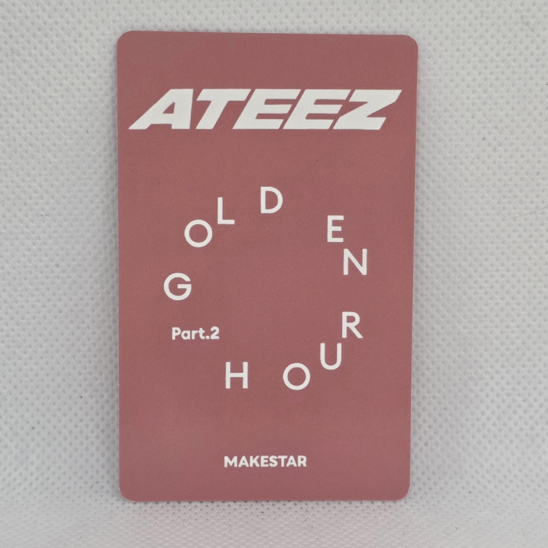 ATEEZ : Golden Hour 2 Makestar Mirror Selfie Photocards