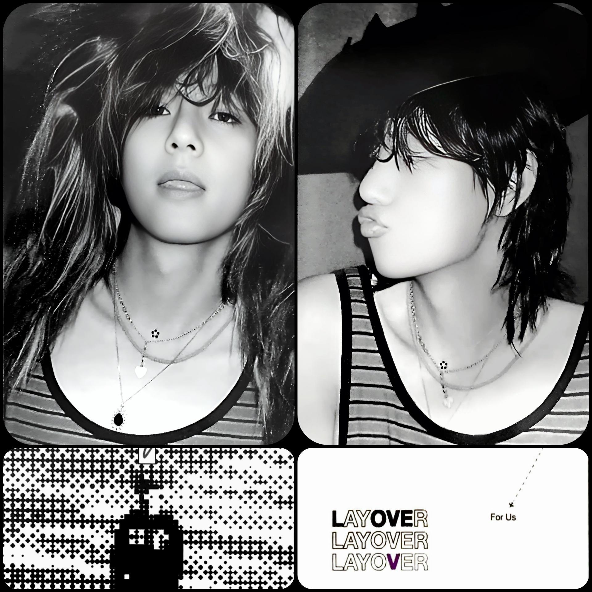 Taehyung : Layover - Vinyl Album Photo Cards 