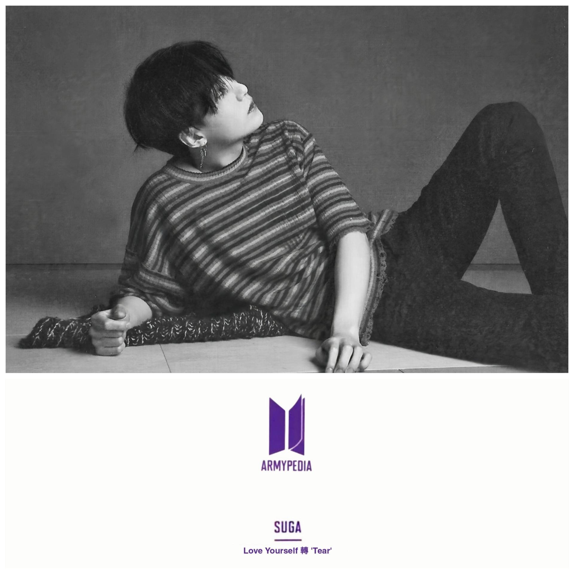 Yoongi : Armypedia Postcard  Collection
