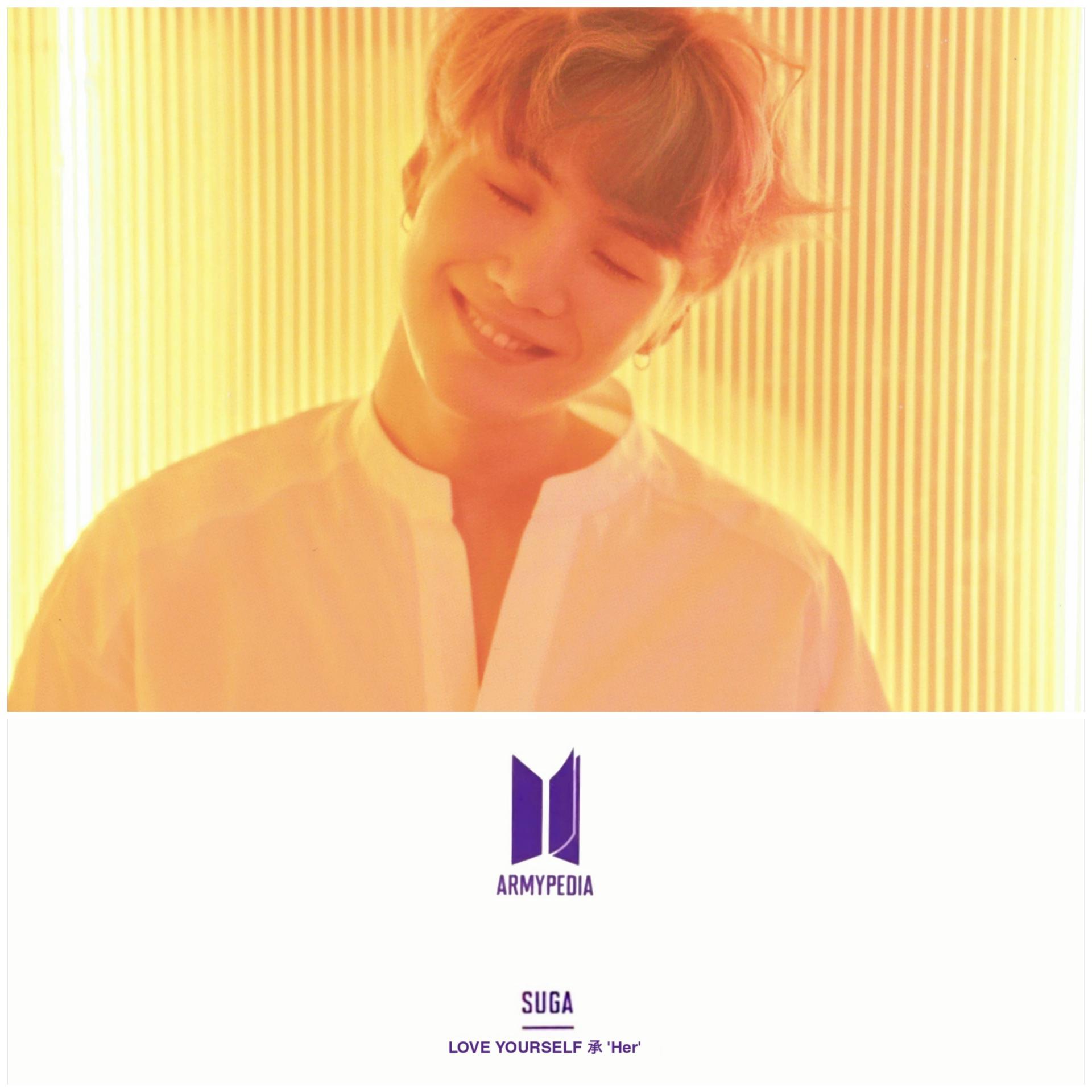 Yoongi : Armypedia Postcard  Collection
