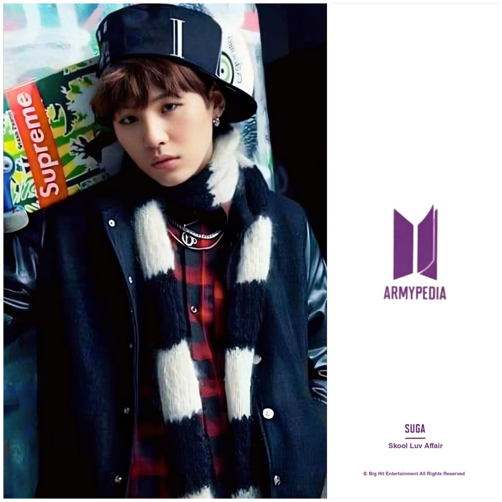 Yoongi : Armypedia Postcard  Collection