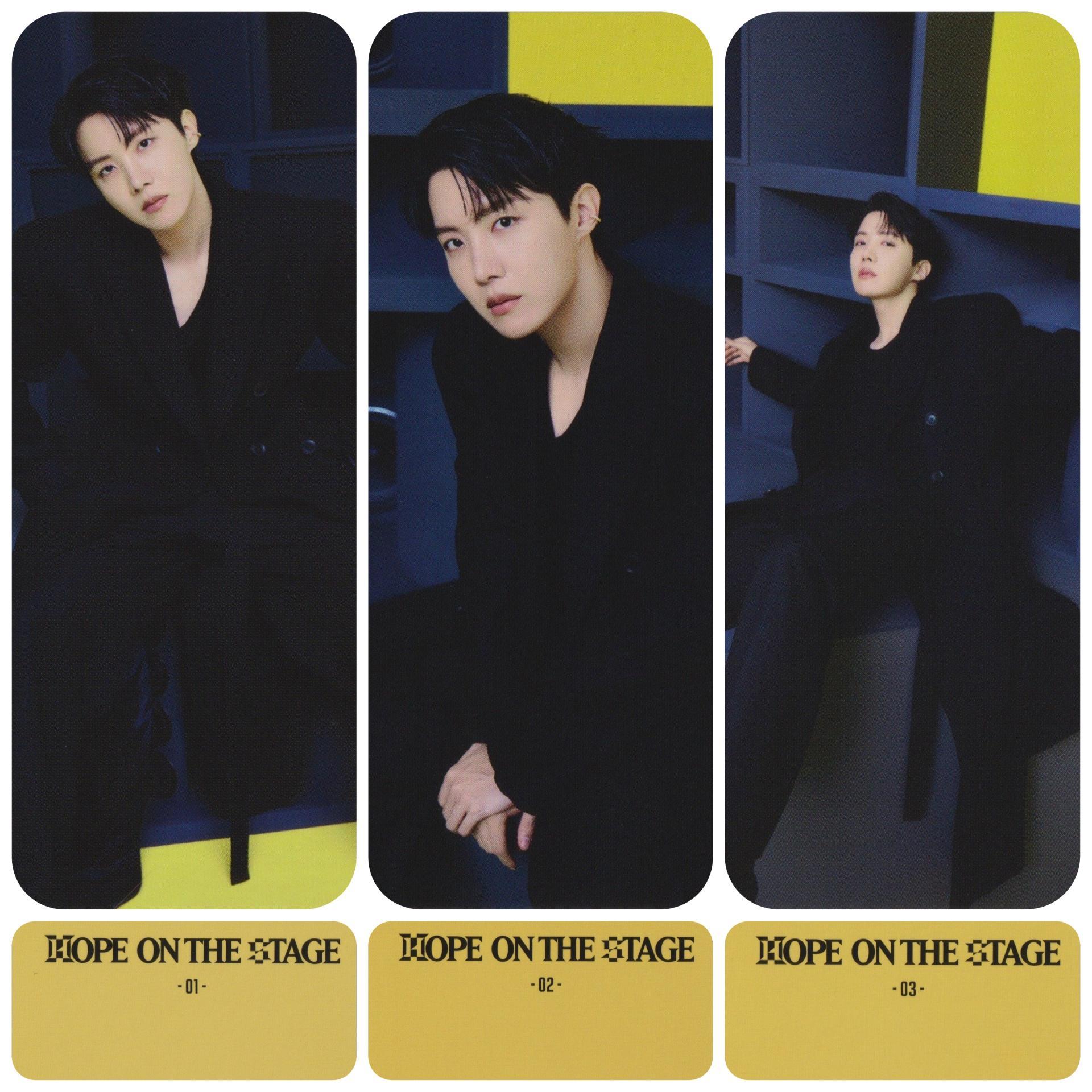 J- Hope - Hope on the Stage Yellow Mini Photocards