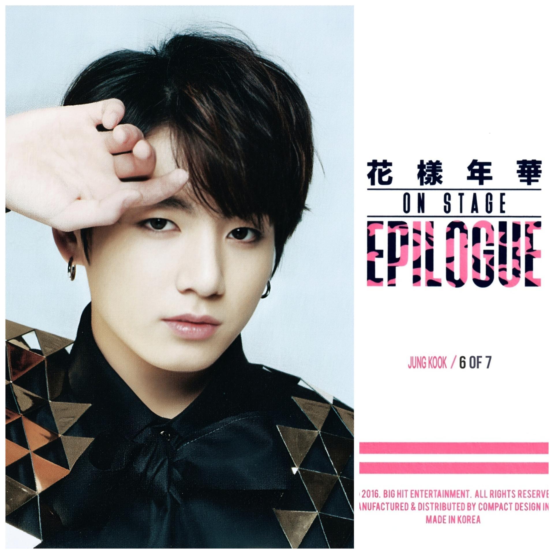 Jungkook - HYYH On Stage Epilogue Concert Mini Photo Cards | Stay