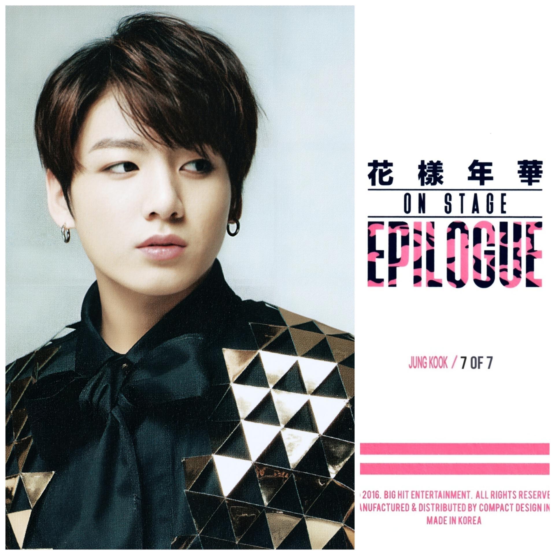 Jungkook - HYYH On Stage Epilogue Concert Mini Photo Cards | Stay