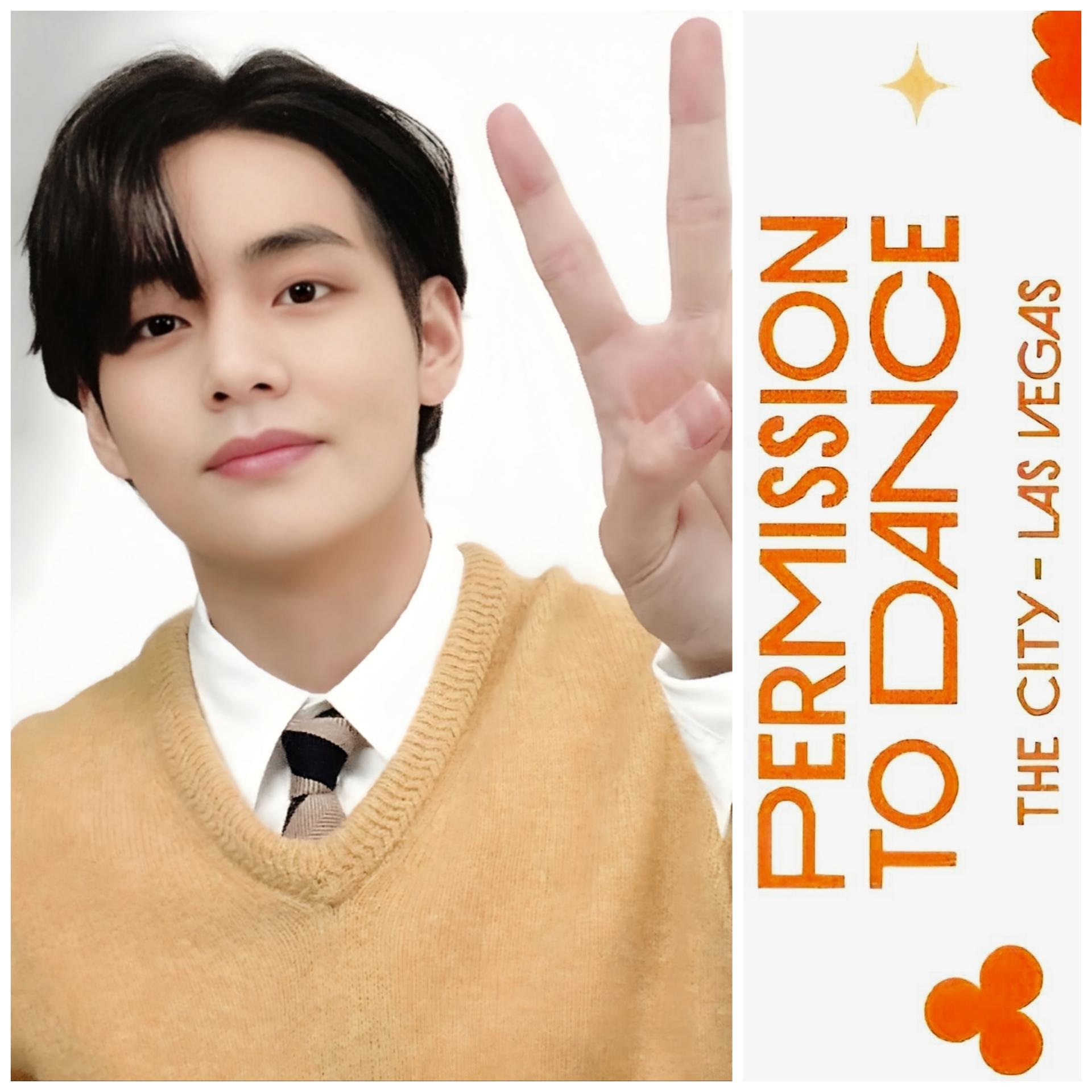 BTS Permission to Dance Las Vegas MGM Hotel exclusive Mini Photo