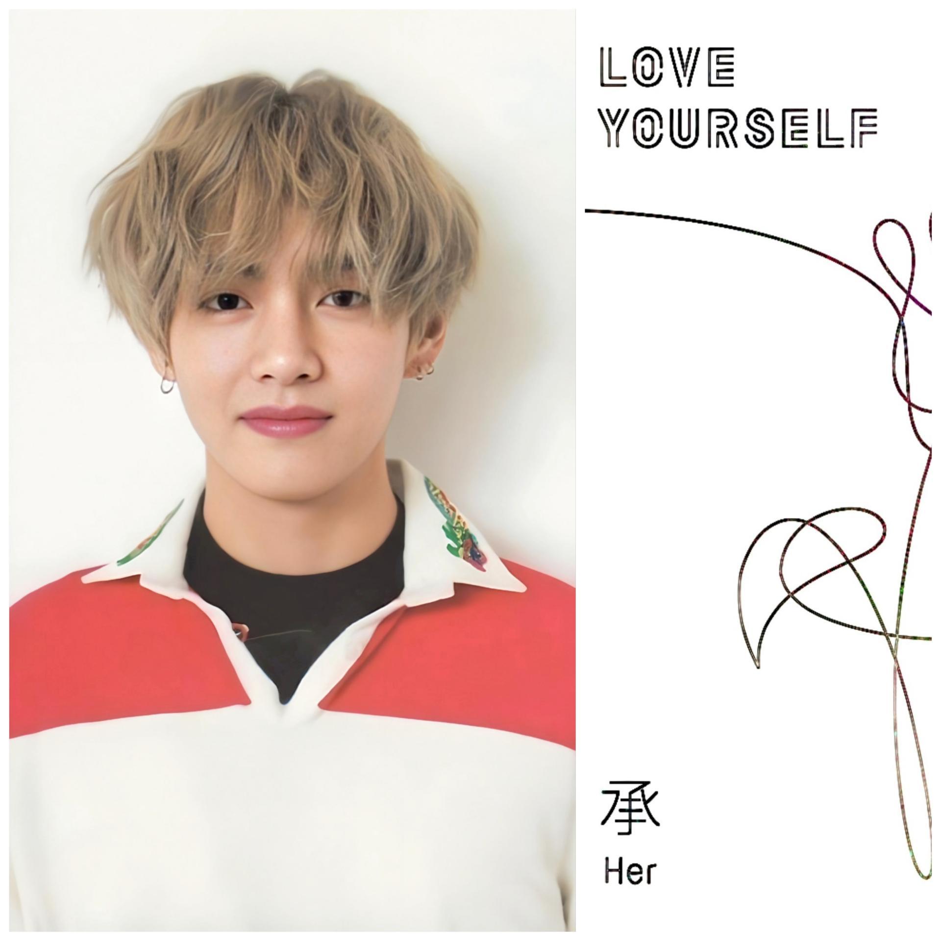 BTS LY HER V Photocards
